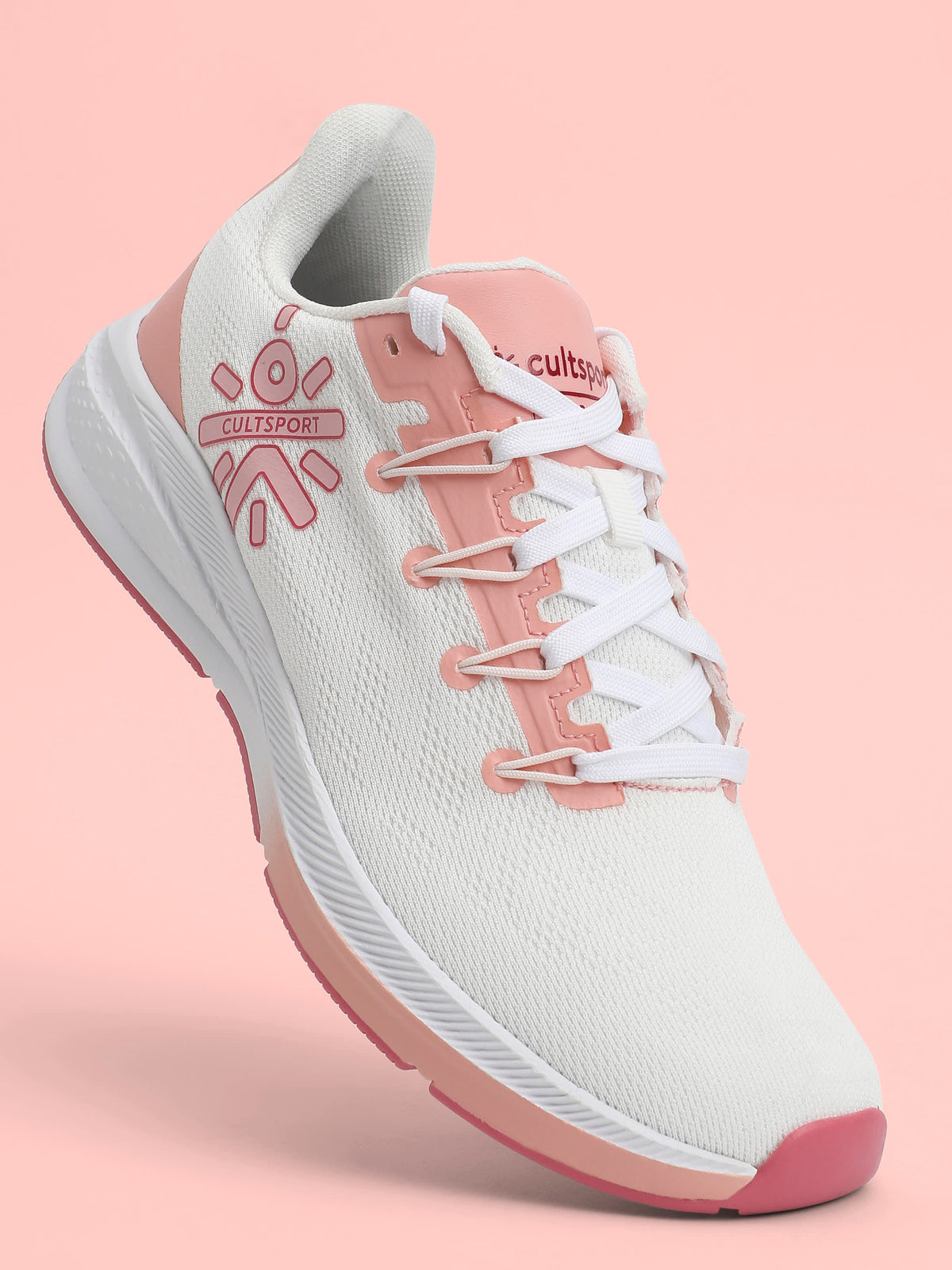 cult Firebird Women Running Shoes - White/Peach
