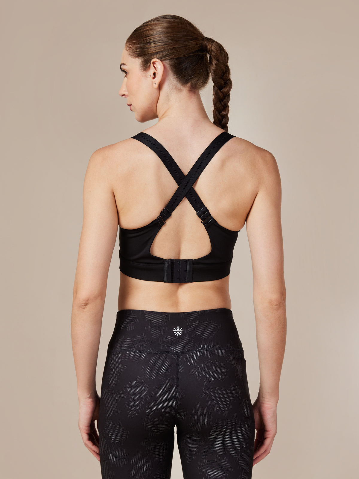 Women's Black Training Essential Bra