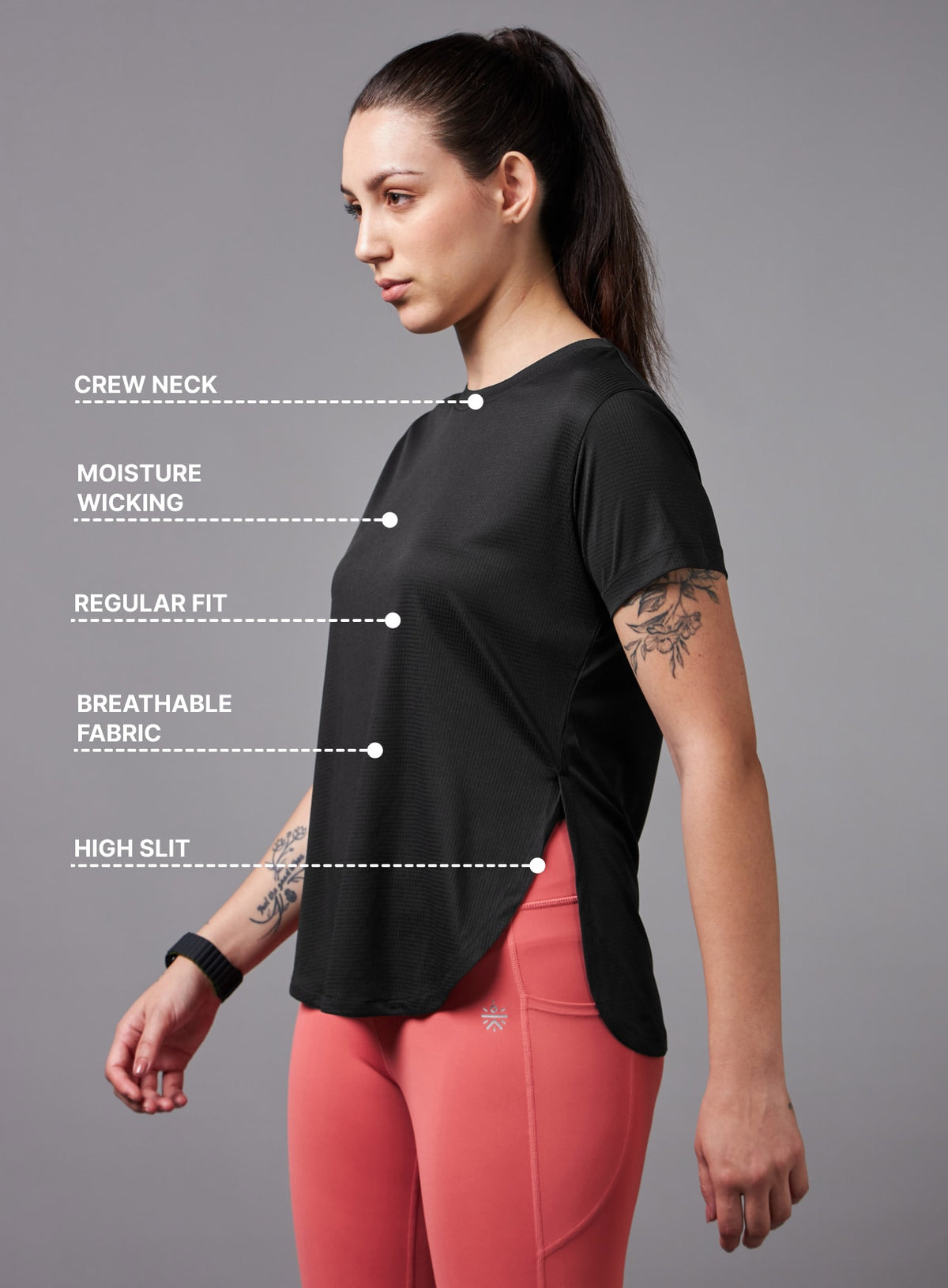 Running Longline T-shirt