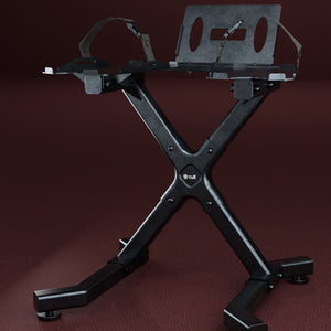 Cult Dumbbell Stand | 100 KG Weight Capacity with Wheels & Tablet Holder | Protected Edges | Compact Home Gym Storage (6 Months extended Warranty only on Cultstore.com)