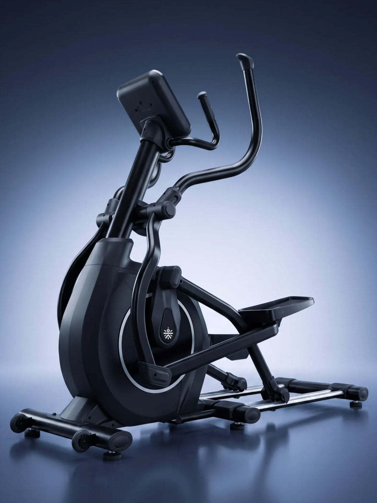 Cult Stratus Elliptical Cross Trainer for Home with 11 kg Flywheel | 150 kg Capacity | 19.6-Inch Natural Stride | 16-Level Electronic Magnetic Resistance | LED Display