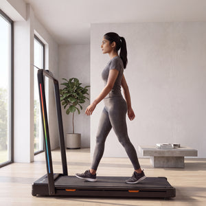 Cult Smart Walking Pad with Auto Speed Adjustment | 4 HP Peak BLDC Motor | 2-Level Incline | LED Display | 120 kg Capacity | Compact & Foldable | Walking Pad for Home