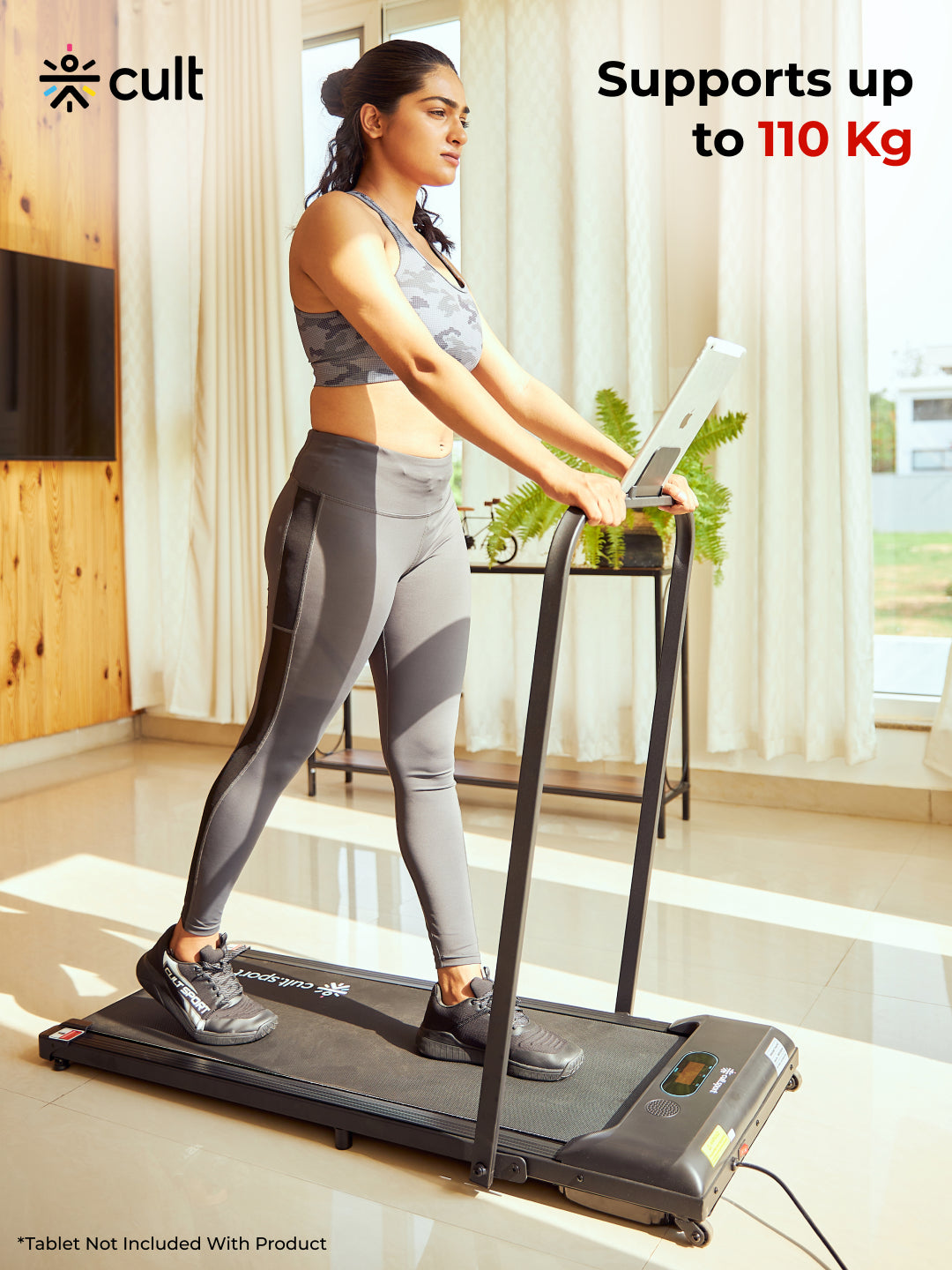 Smartrun Baytown 2HP Peak Walking pad | Max Speed-8kmph | Max Weight-110kg | Walking Pad for Home Use (with 6 months extended warranty)