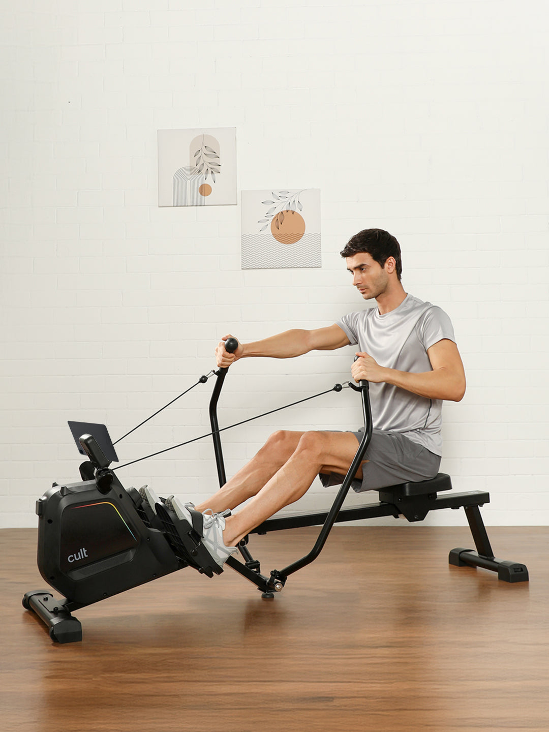 Cult SmartRowDualGlide Full-Motion Magnetic Rower | 120Kg Max Weight | Quiet Home Use Rowing Machine (with 6 months extended warranty)