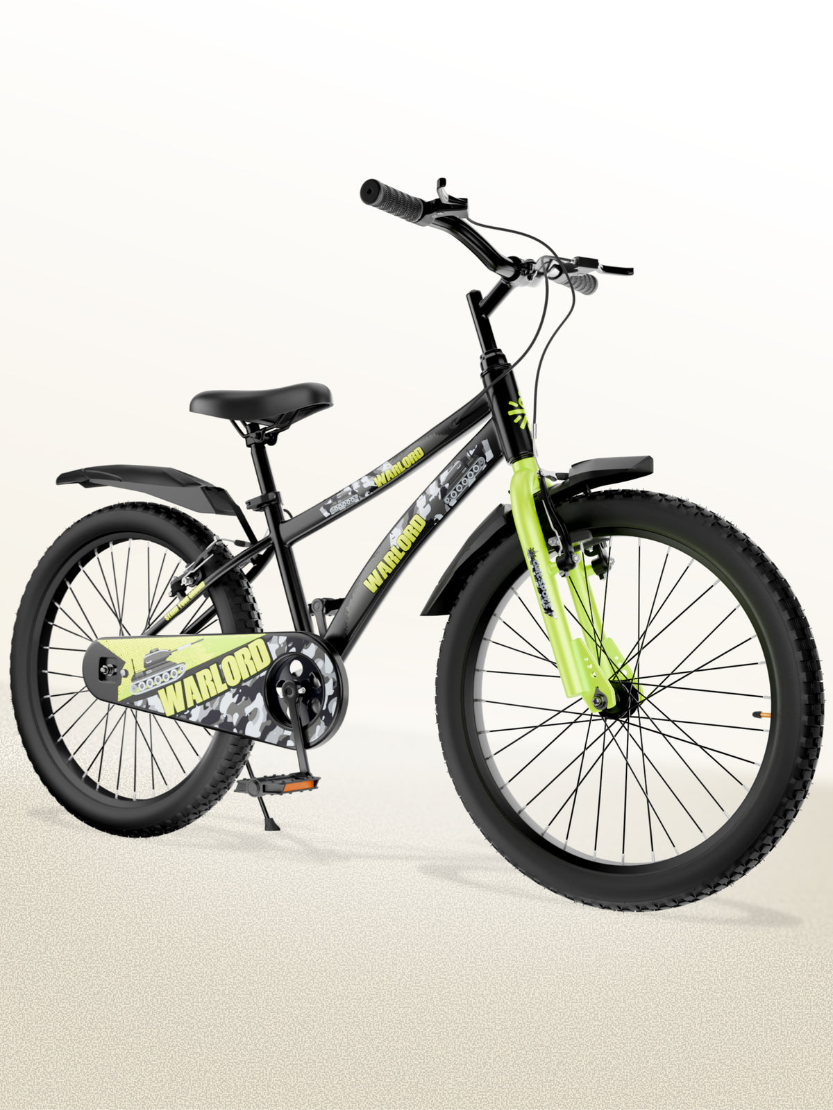 Warlord 20T Steel Frame Kids Bike Black