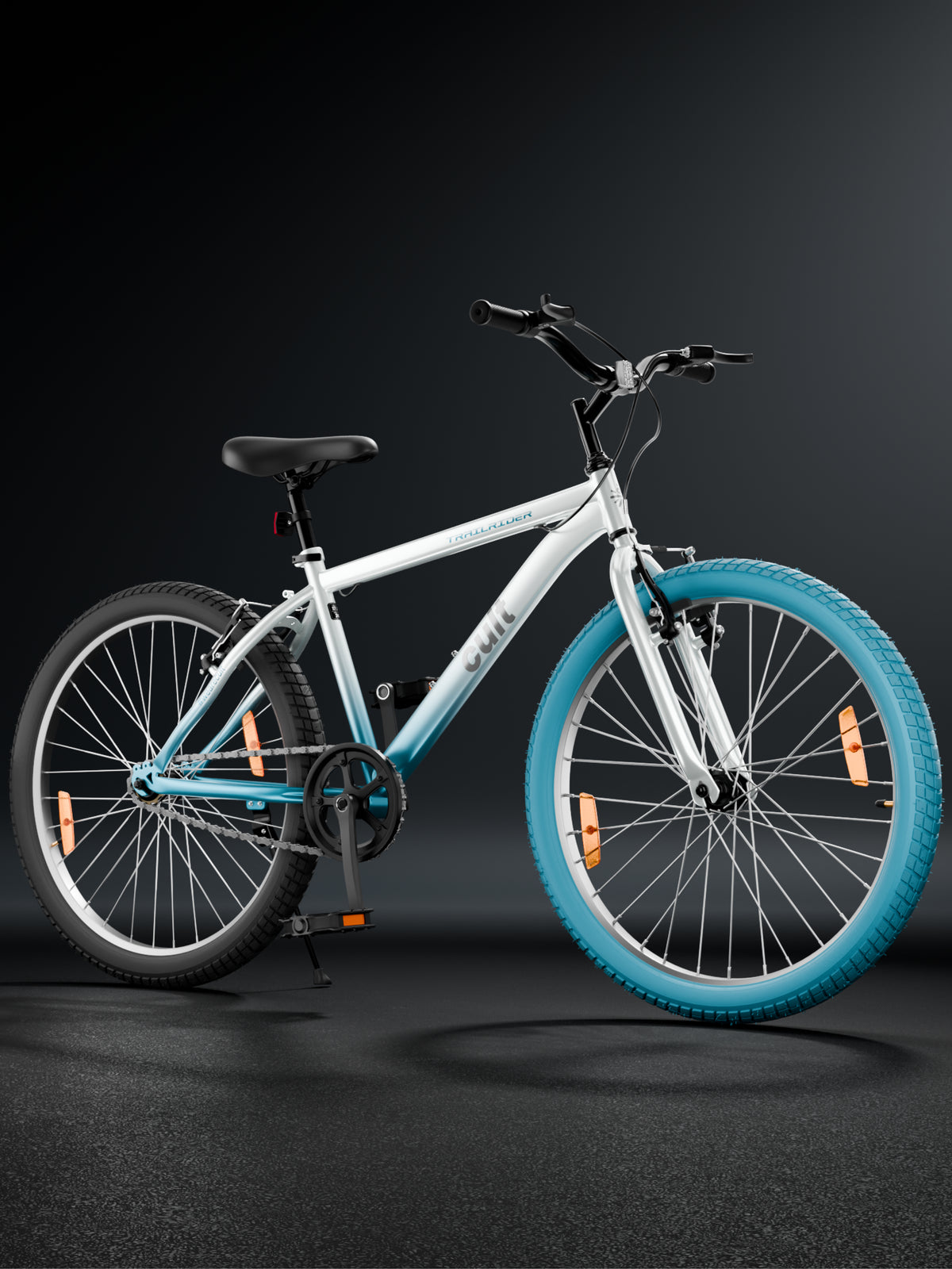 Cult TRAILRIDER 26T Single Speed Mountain Bike, White