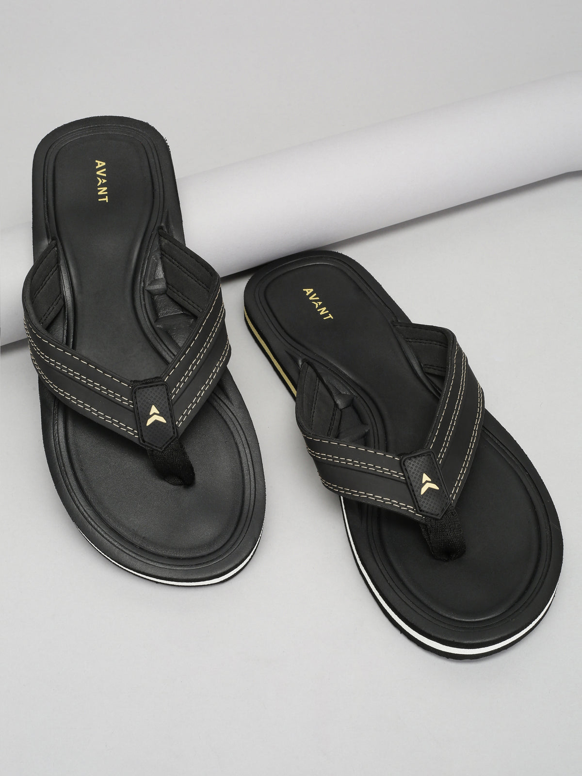 Avant Men's Flint Flip Flops - Black