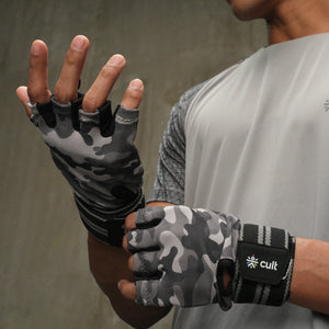 CULT Gym Gloves - Camo