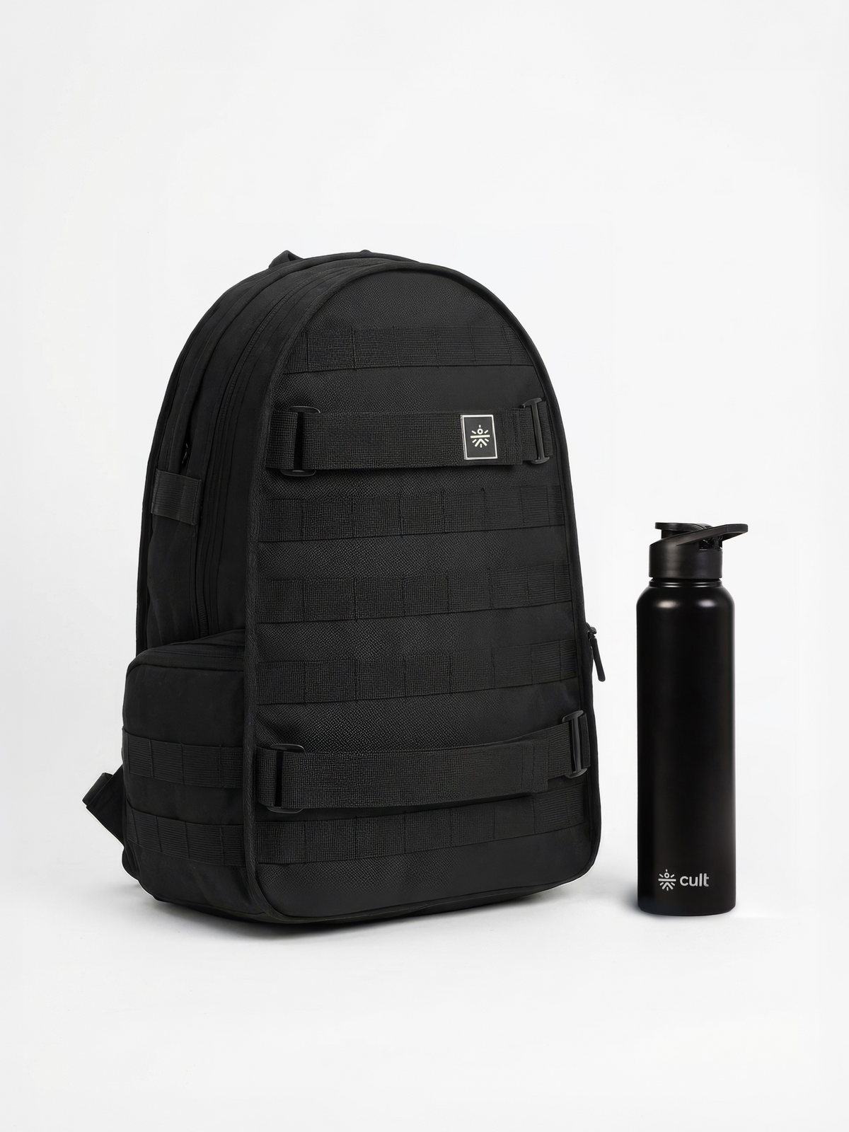 Cult Combo Backpack 35L with steel Bottle 1L