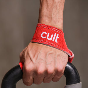 cult Neo Weight Lifting Strap Red Pack of 2