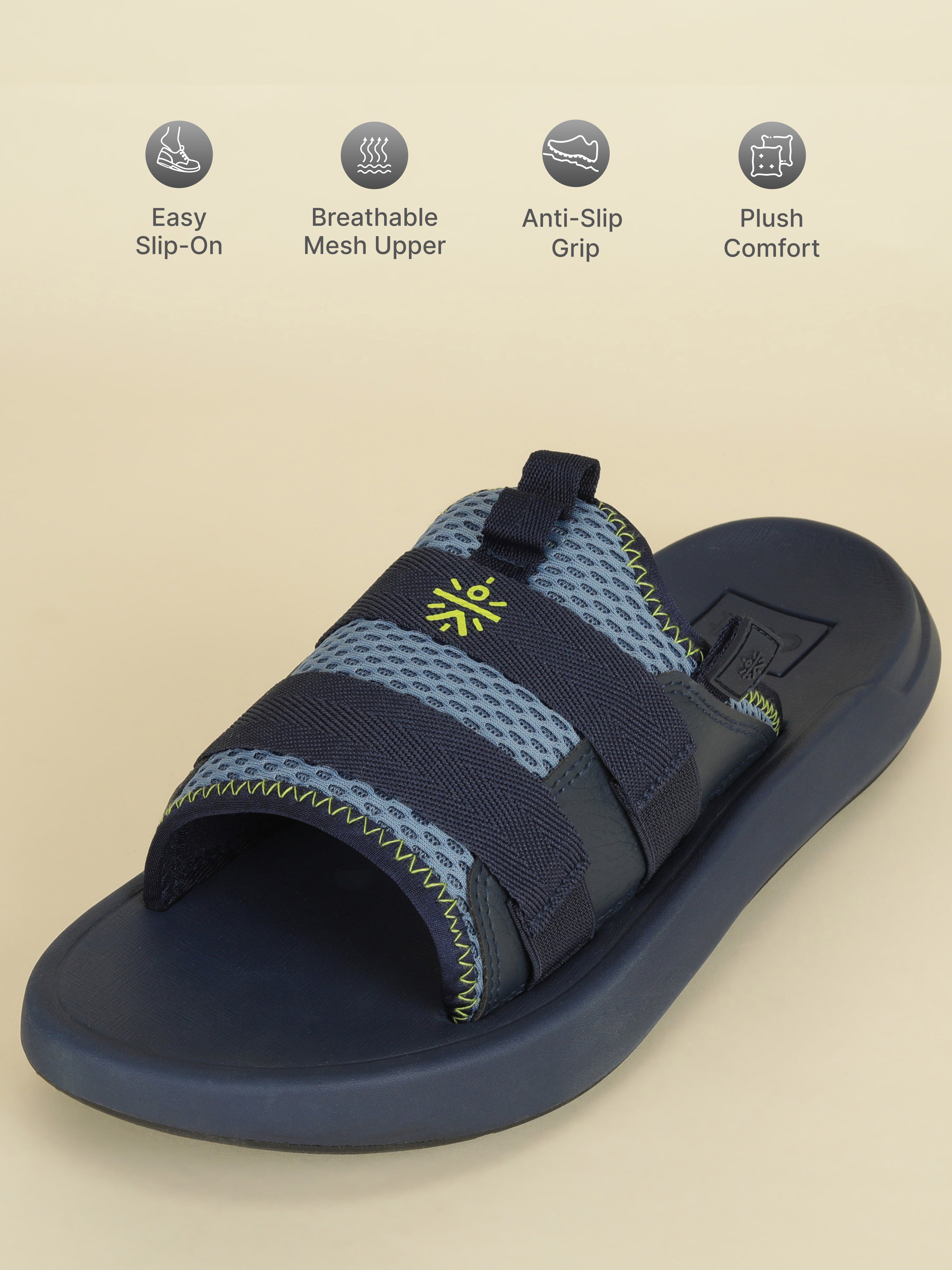 cult Men's Koios Sliders - Navy