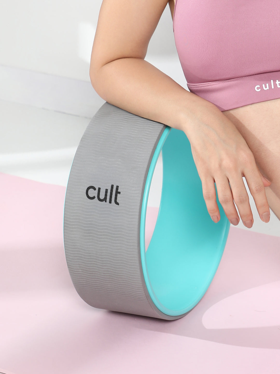 cult Yoga Wheel for Stretching and Balance Grey