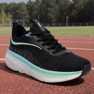 cult Women's Flytor Running Shoes - Black/Sea Green