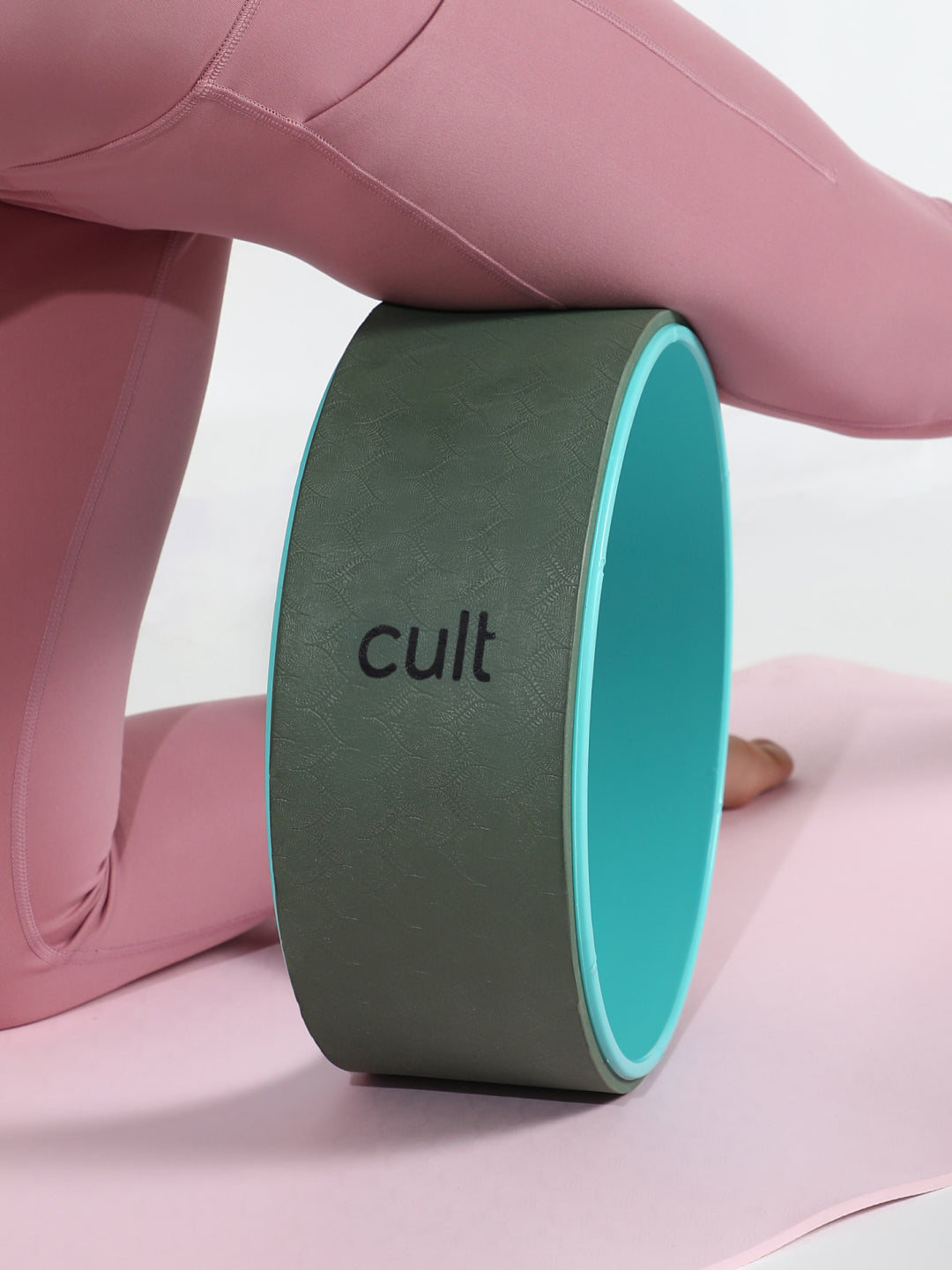 cult Yoga Wheel for Stretching and Balance Green