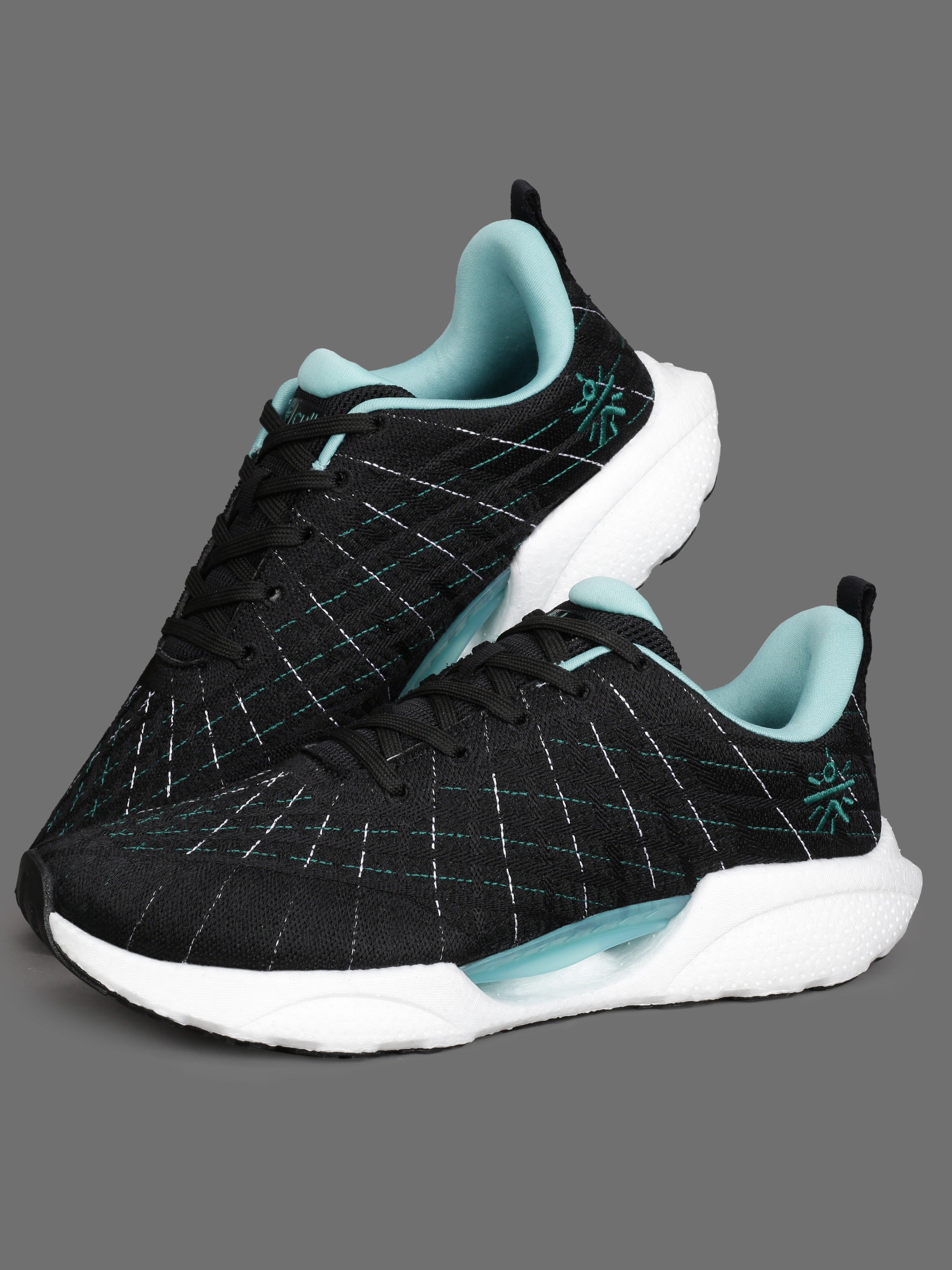 cult Men's MeshBlaze Walking Shoes - Black