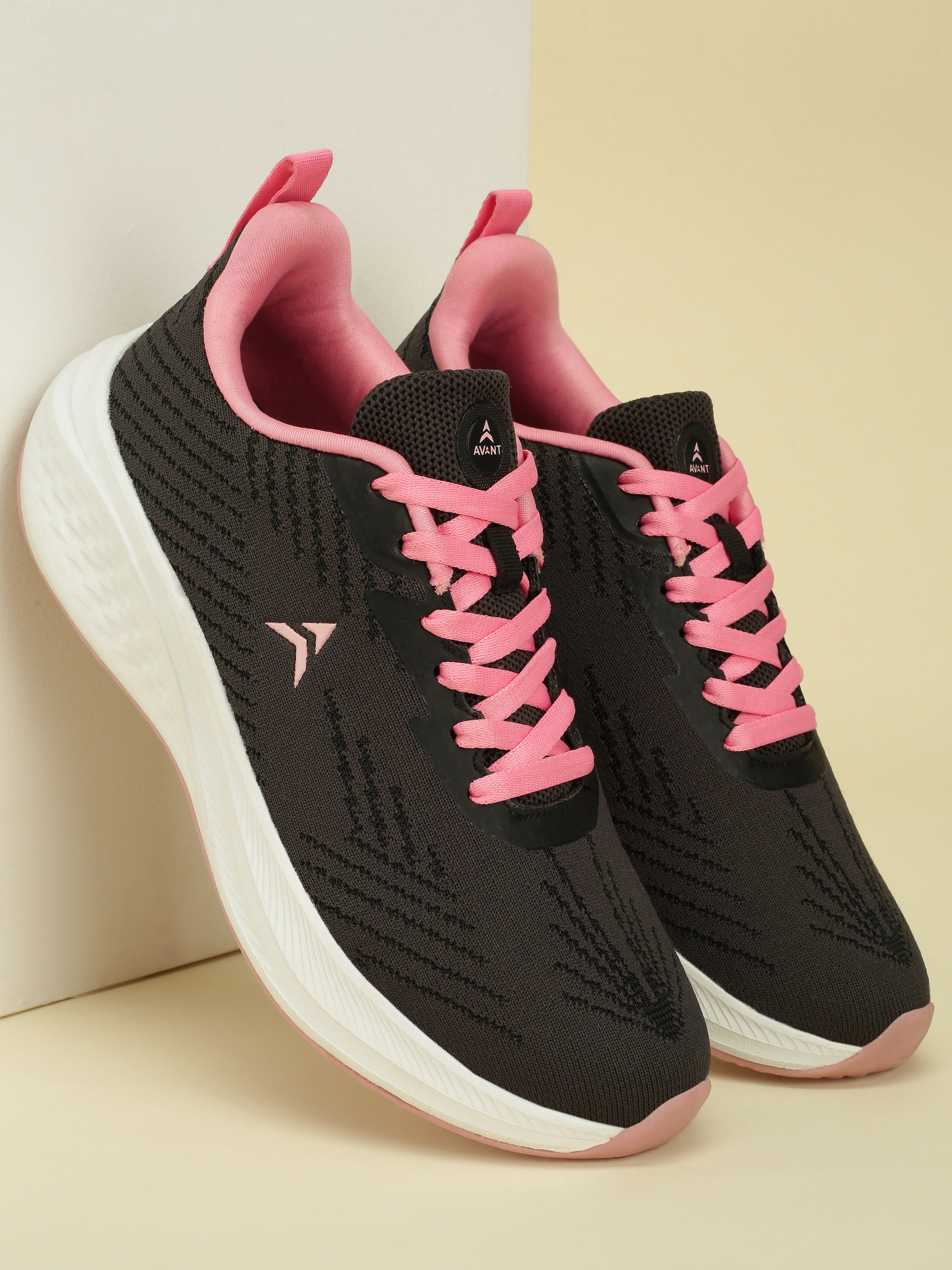 Avant Women's PaceX Casual Shoes - Black/Pink