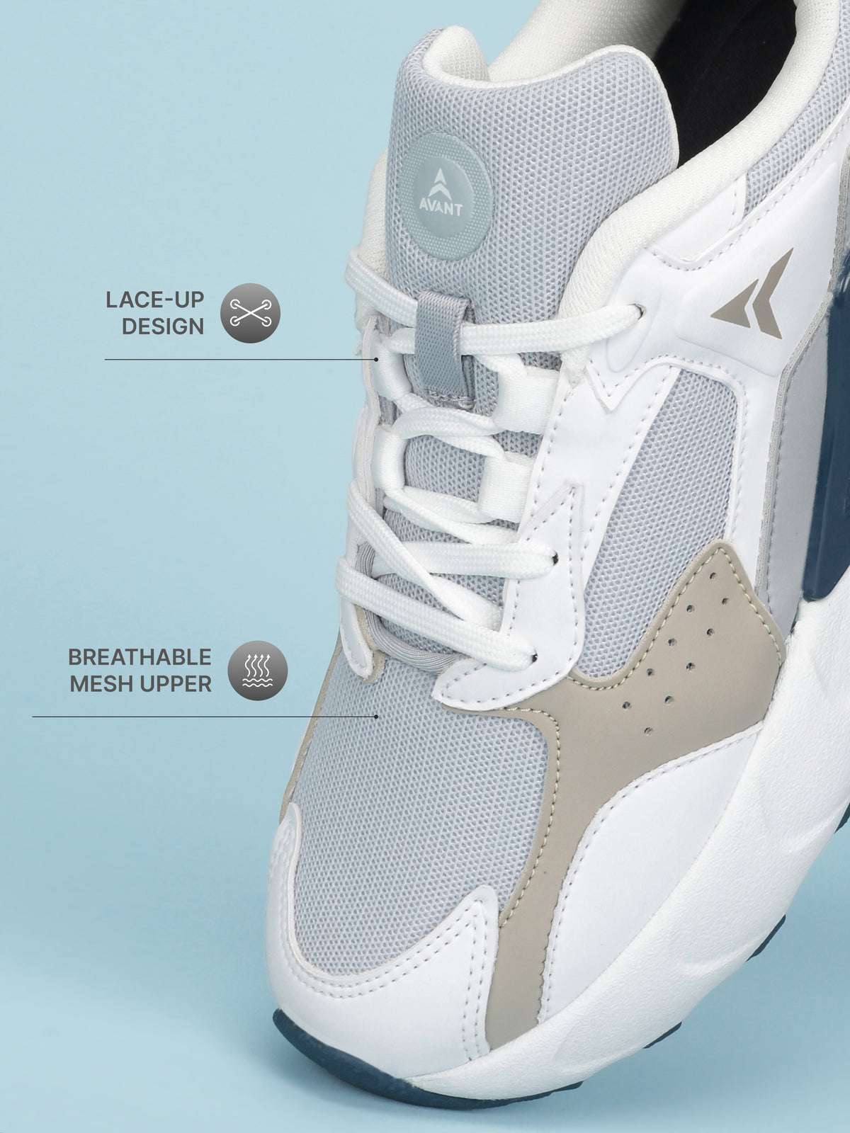 Avant Women's Glacier Rush Sneaker Shoes - Grey