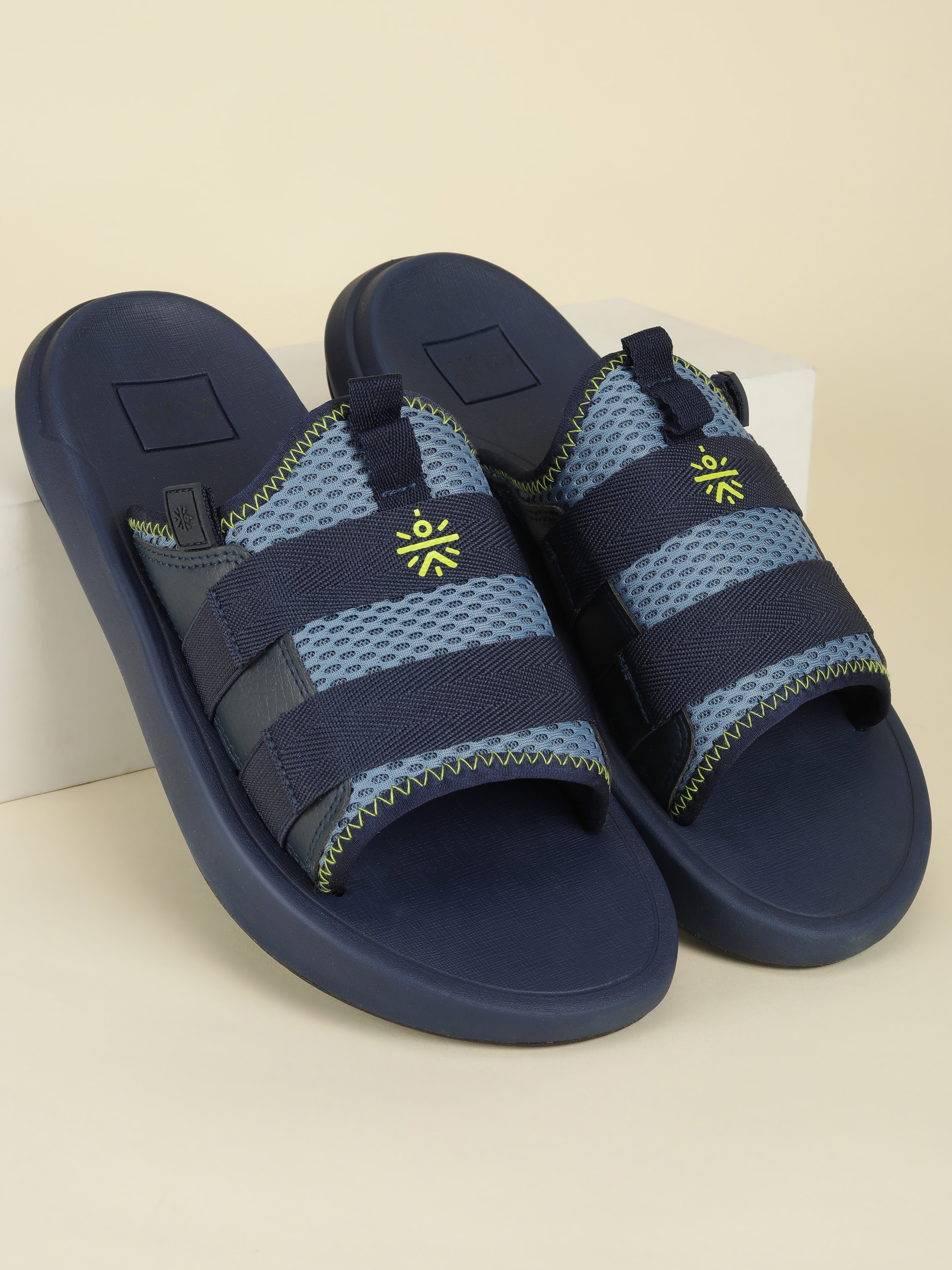 cult Men's Koios Sliders - Navy