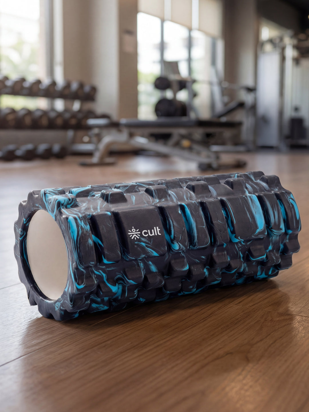 cult Foam Roller Marble Blue  - Muscle Recovery & Deep Tissue Massage