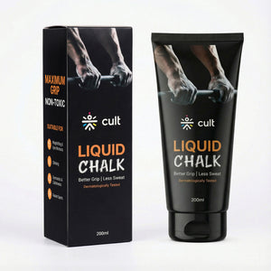 CULT Liquid Chalk 200ml for Weightlifting, Crossfit & Rock Climbing - Non-Toxic Sports Chalk Sweat-Proof, Fast Dry Grip Dust-Free Antibacterial Formula