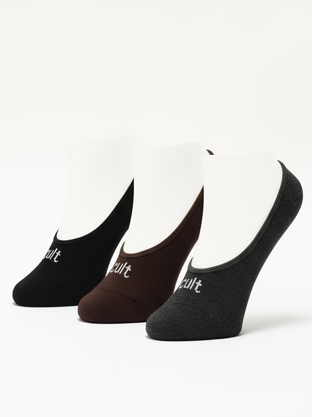 Casual Low Cut Invisible Pack of 3 Multicolour Cotton Blend Men Socks  Soft, Breathable & All-Day Comfort