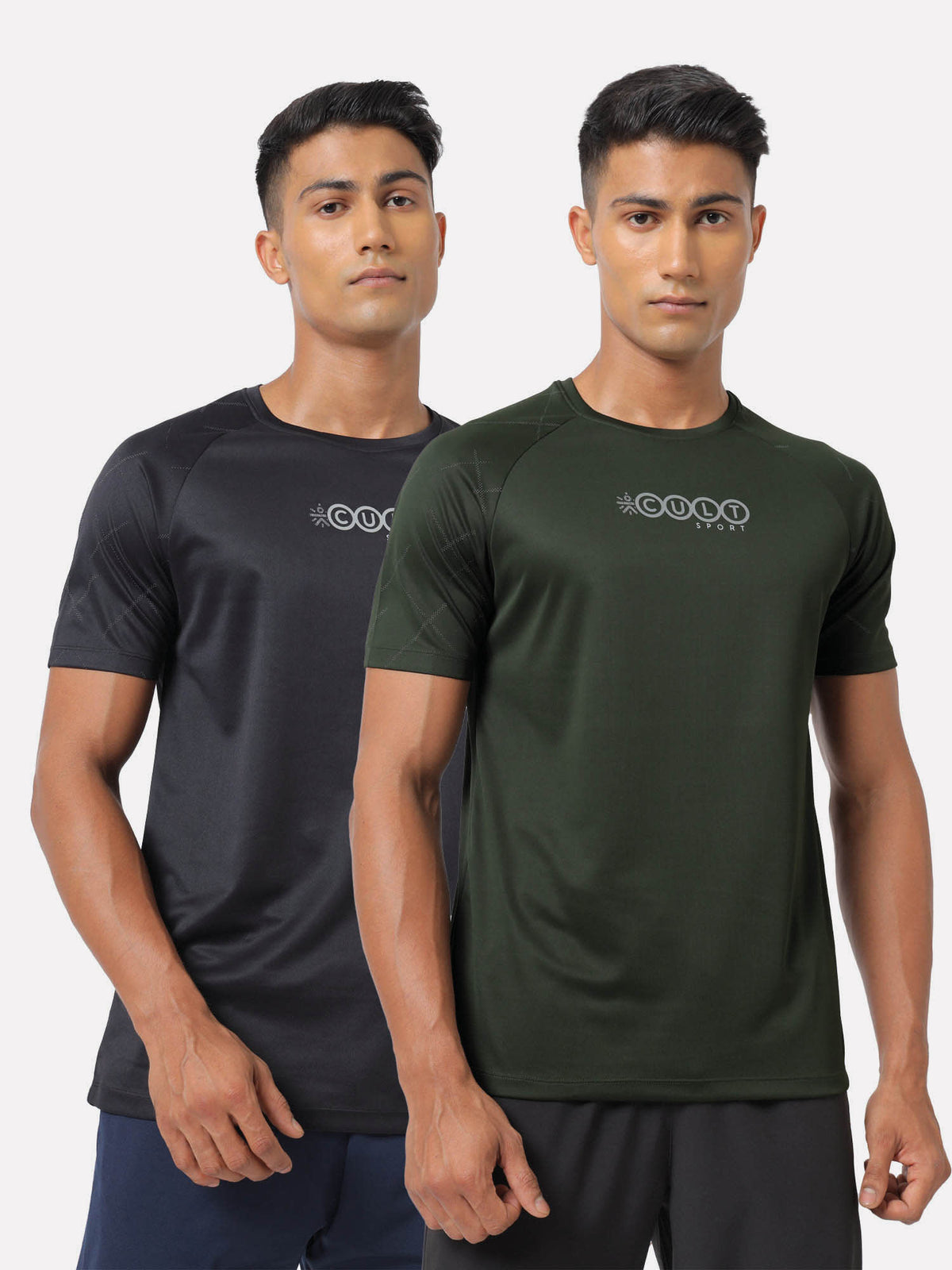 Performance T-shirt with Chest Print Pack of 2