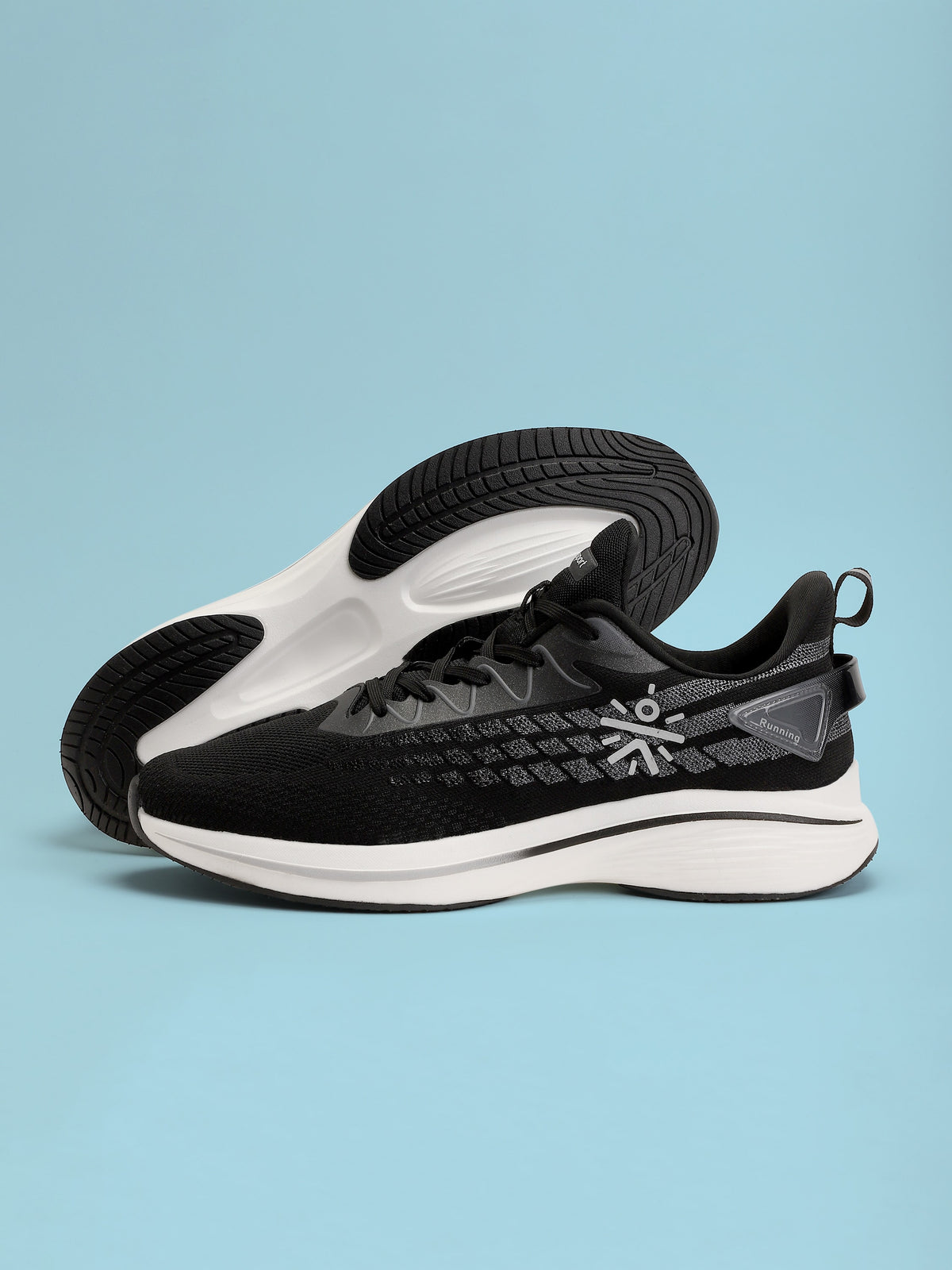 cult Active Men Running Shoes - Black