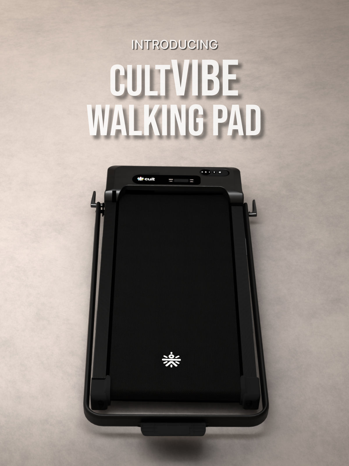 CultVibe 3-in-1 Walking Pad/Walk, Jog & Vibration | 4 HP BLDC Peak Motor | 150 Kg Max Load | 8 Vibration Modes | Remote Control & Tablet Holder | Treadmill for Home Use (with 6 months extended warranty)