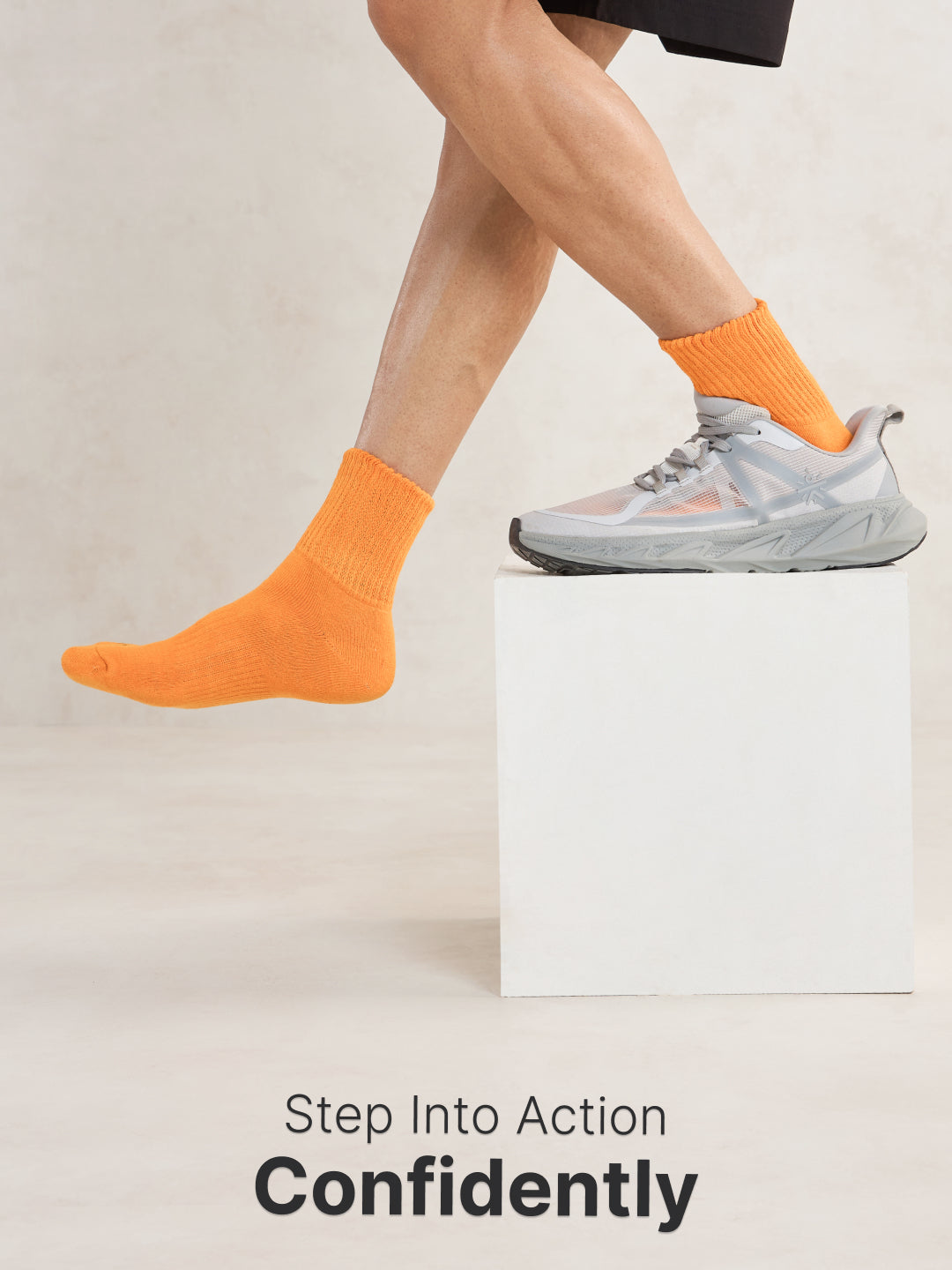 CULT Men's Crew Length Cotton Socks  Ultra Soft, Breathable & Anti-Microbial  Casual & Sports Socks with Moisture-Absorbent Fabric