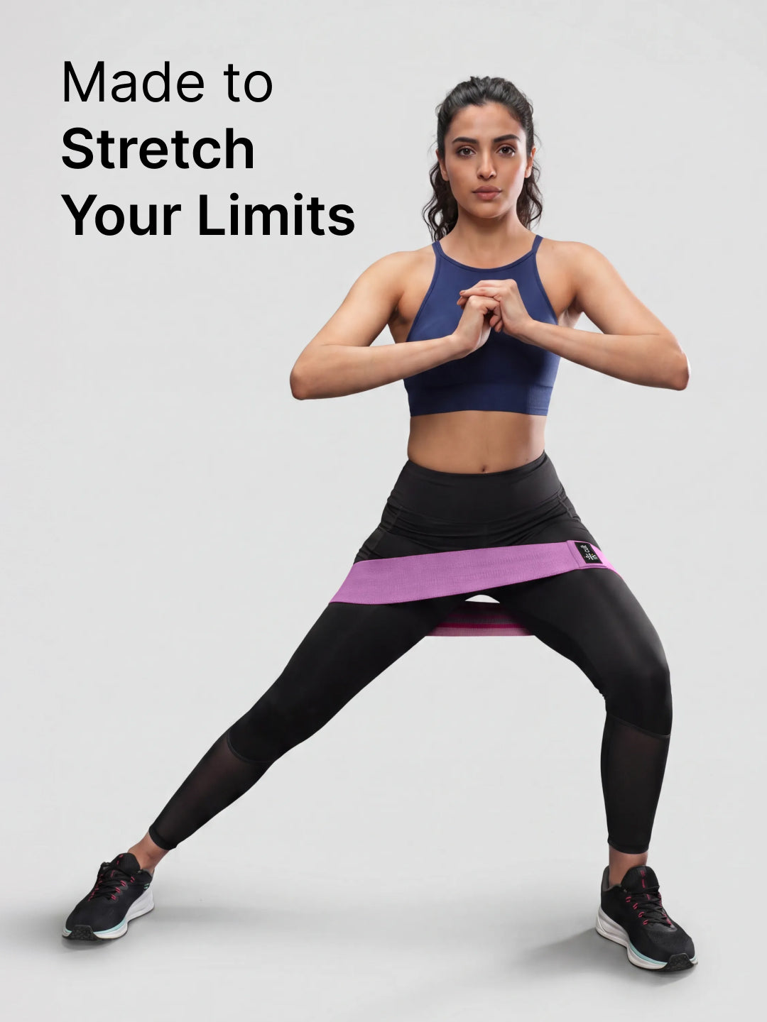 Cult Hip Band Pack of 1 - Workout Band | High Resistance (40–50 kg) Purple