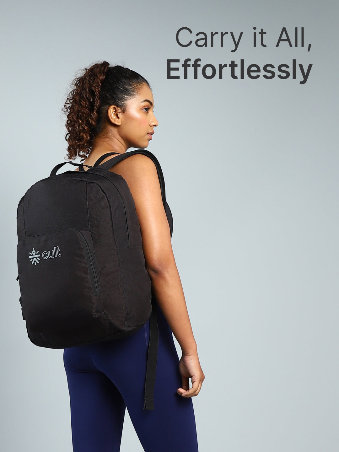 cult Foldable Backpack  25L Black