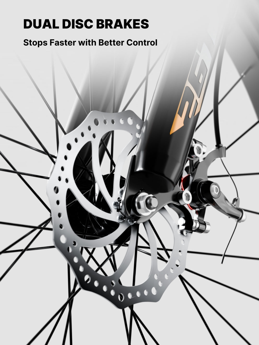 Urban Terrain Comet Pro 26T Single Speed Steel Mountain Bike with Front Suspension & Dual Disc Brakes (Black)