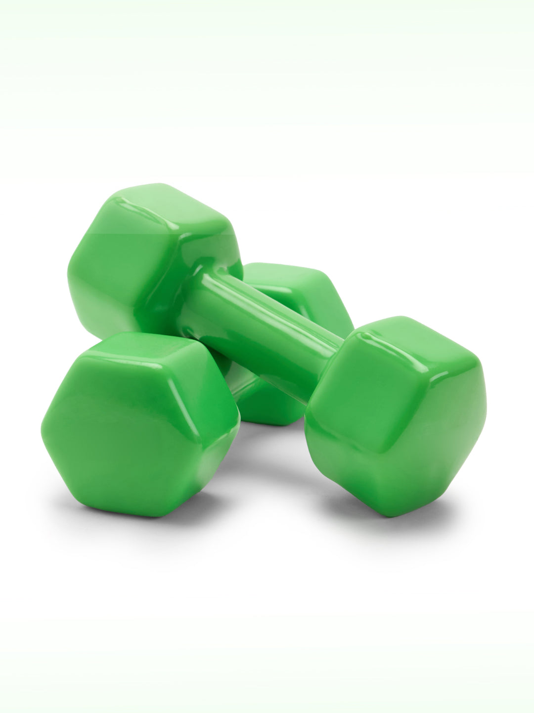 Cult 4KGx2 Vinyl Dumbbells For Home & Gym Exercises (Green)