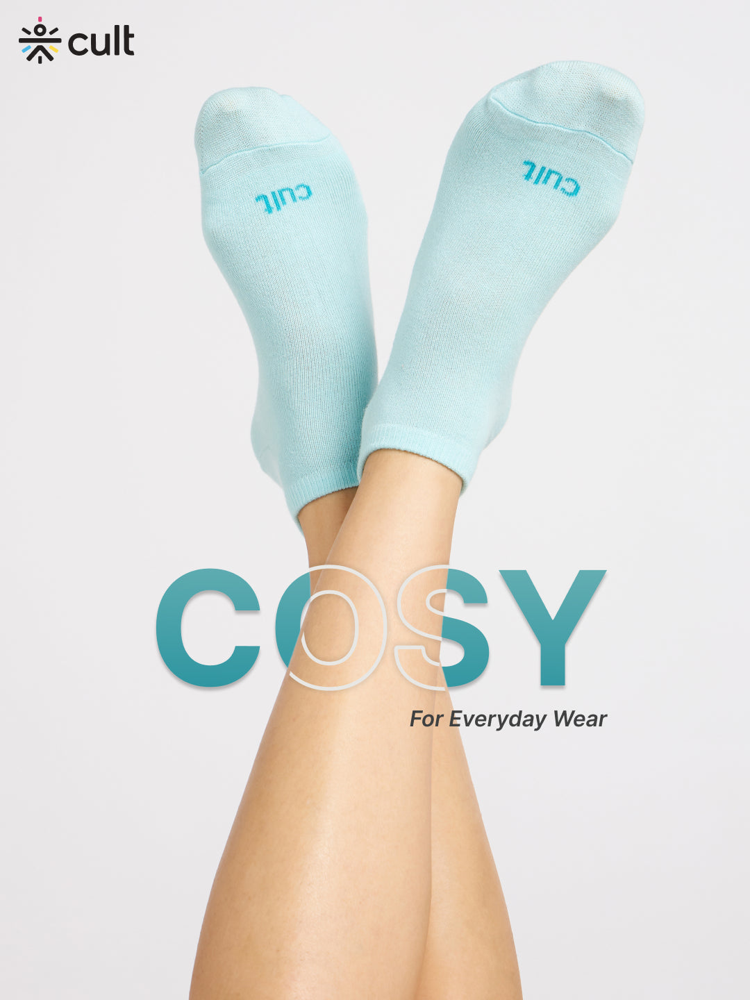 Casual Low Ankle Pack of 5 Pink,Yellow,Powder Blue,Grey & Black Women's Cotton Socks