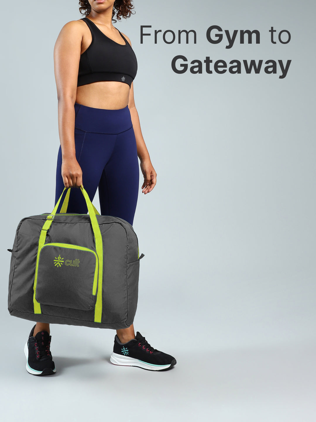 cult Foldable Duffle Bag  30L Olive