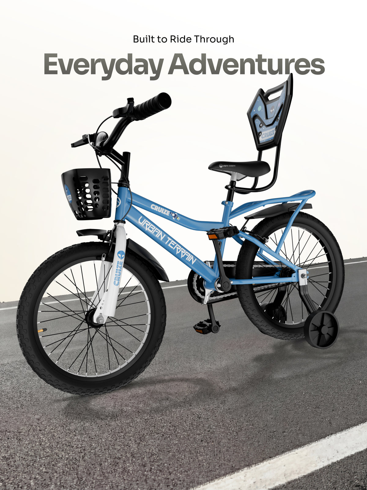 Urban Terrain Cruize 20T Single Speed Kids Cycle, Blue