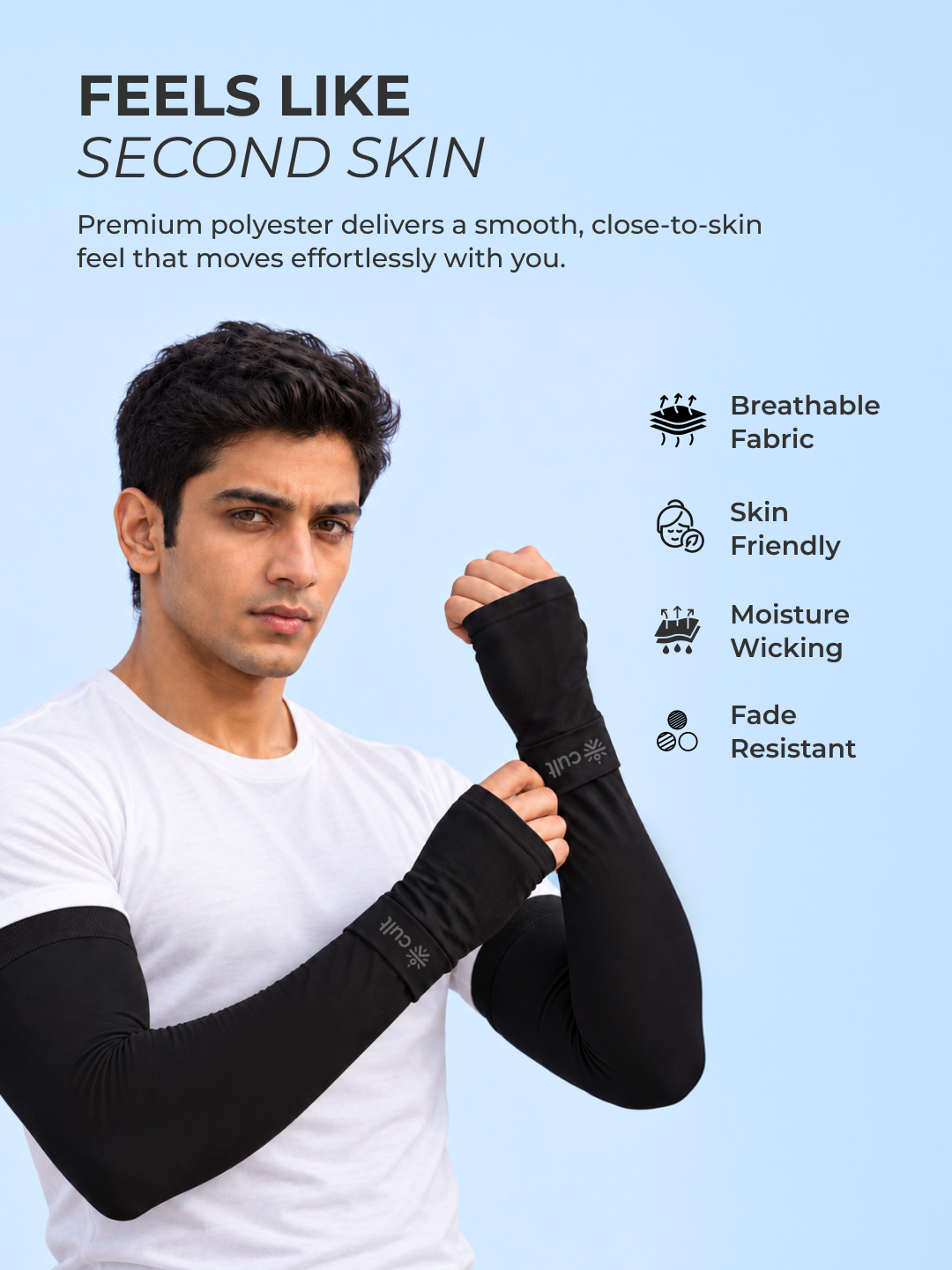 Cult Arm Sleeve Polyster Black