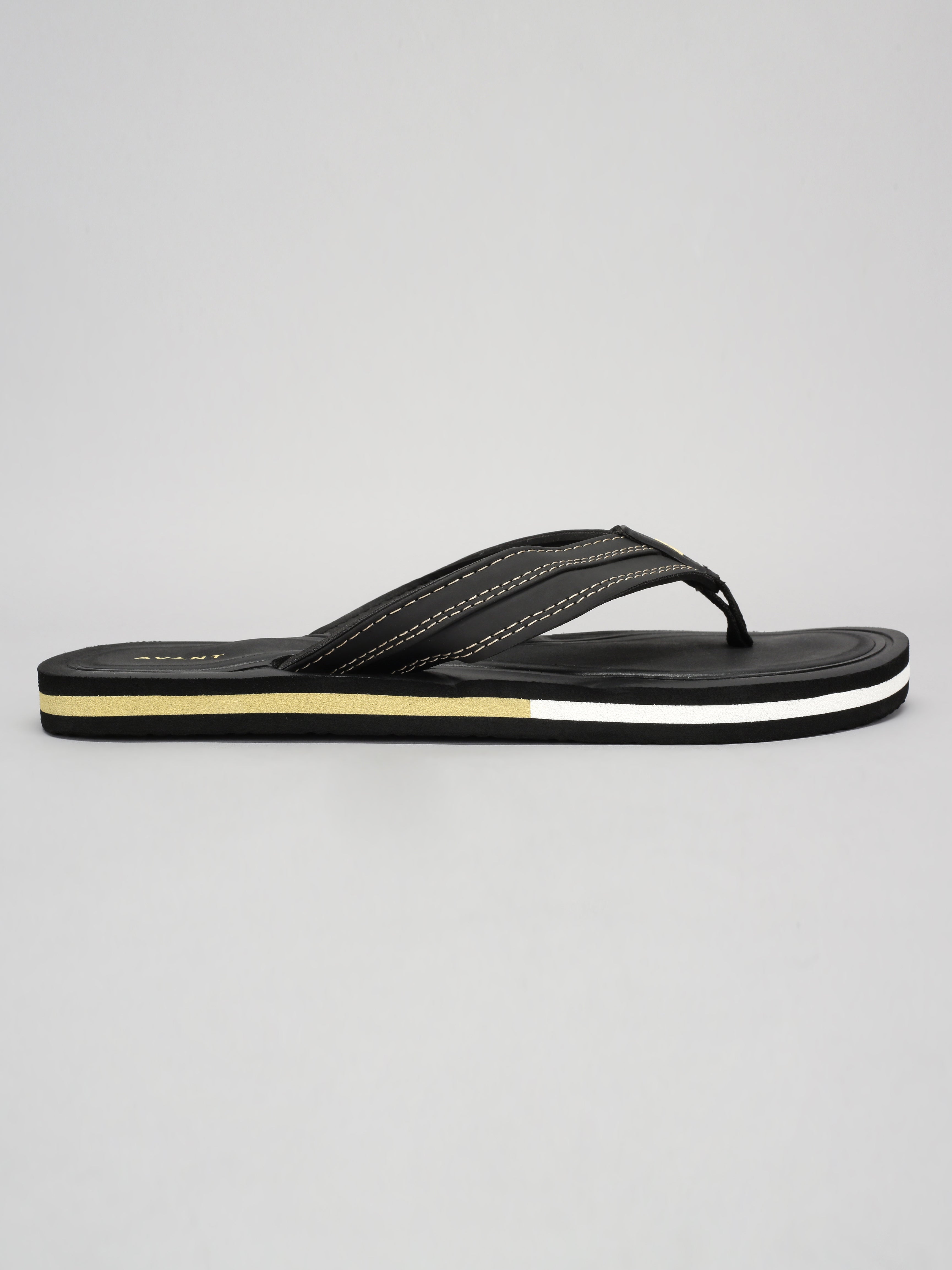 Avant Men's Flint Flip Flops - Black