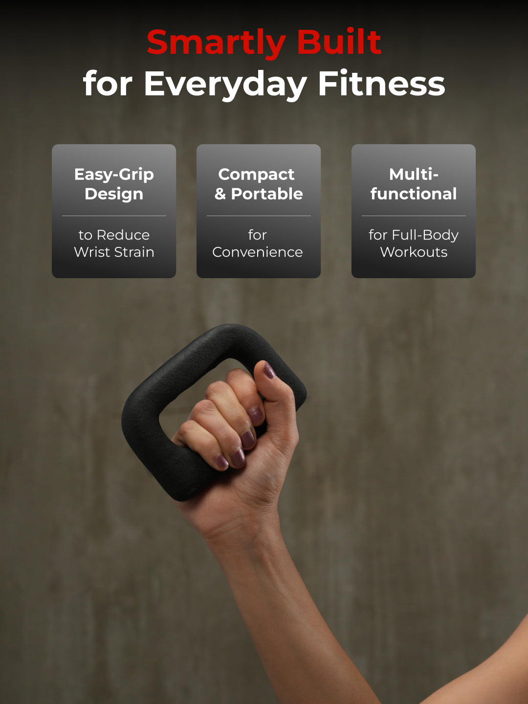 Cult UniFlex 2Kg x 2 Neoprene Hand Dumbbells | Anti-Slip Weights for Aerobics & Home Workouts
