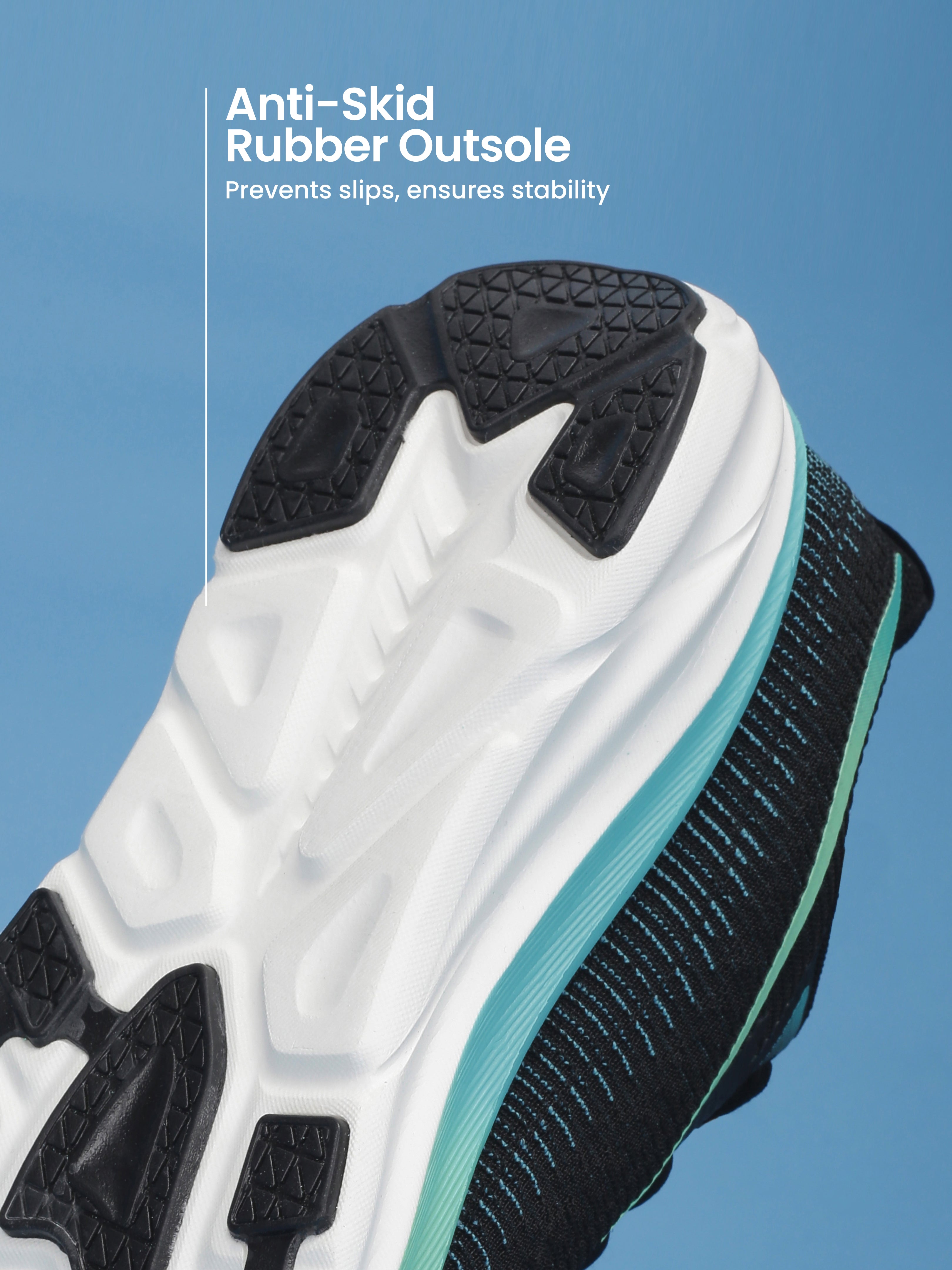 cult Women's Flytor Running Shoes - Black/Sea Green