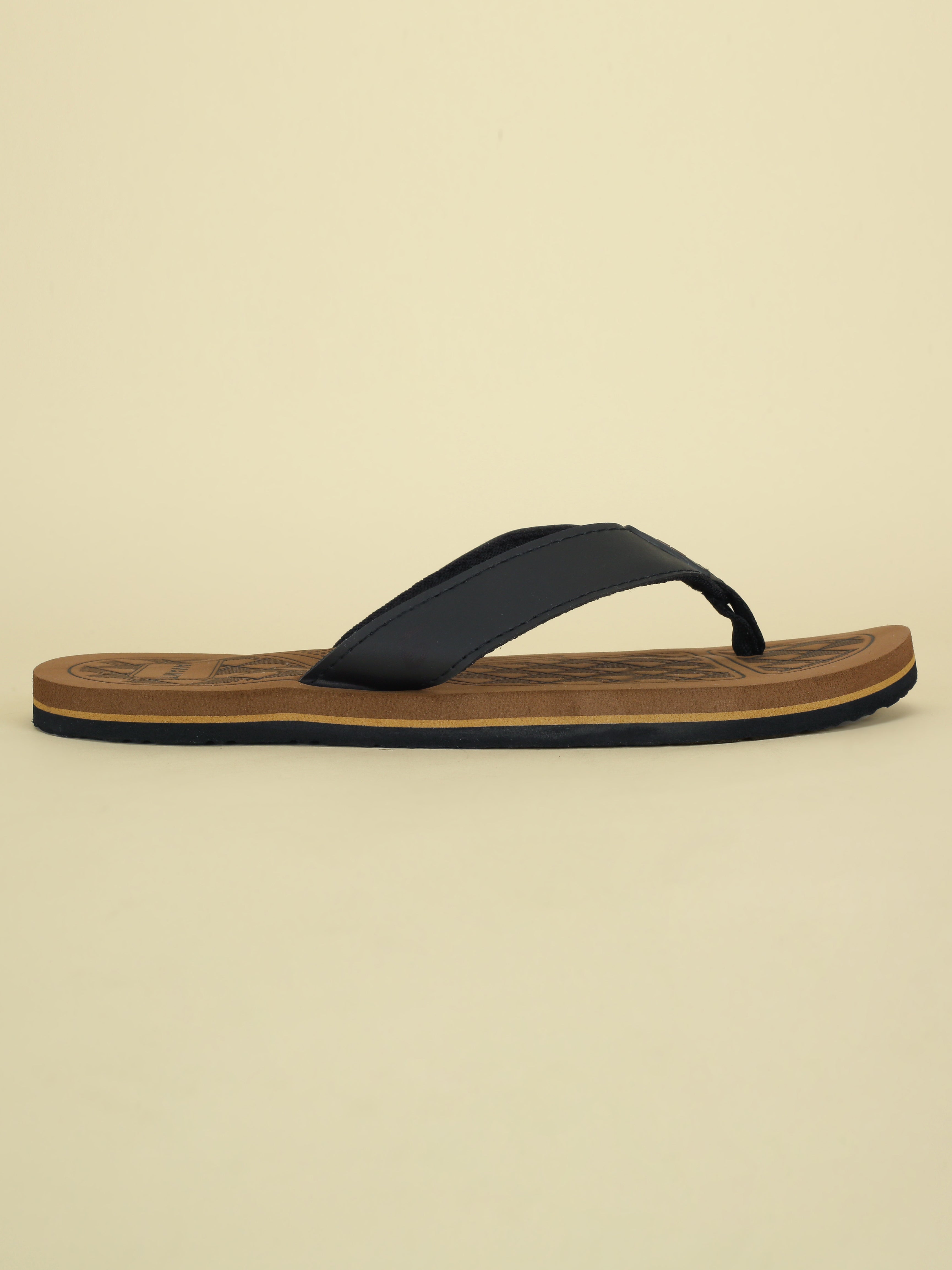 Avant Men's Milo Flip Flops - Brown/Beige