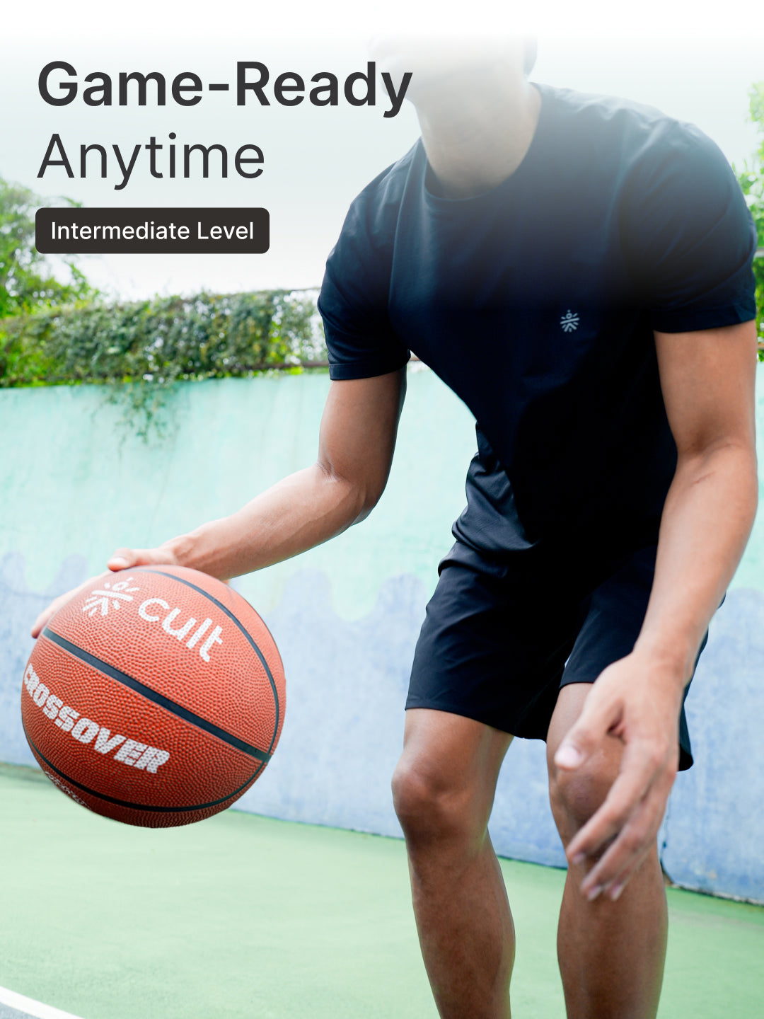 cult Basketball Crossover Brown Size 7