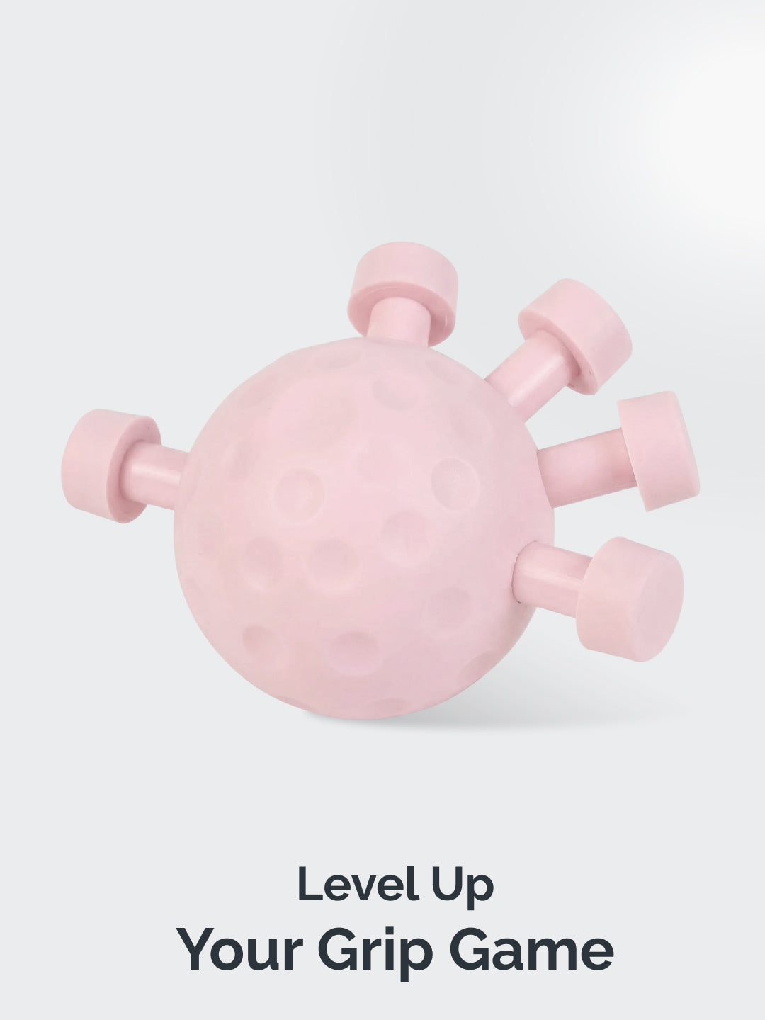 CULT Round Hand Gripper upto 30kg Resistance Portable ABS Grip Strengthener for Forearm, Wrist & Finger Training Pink