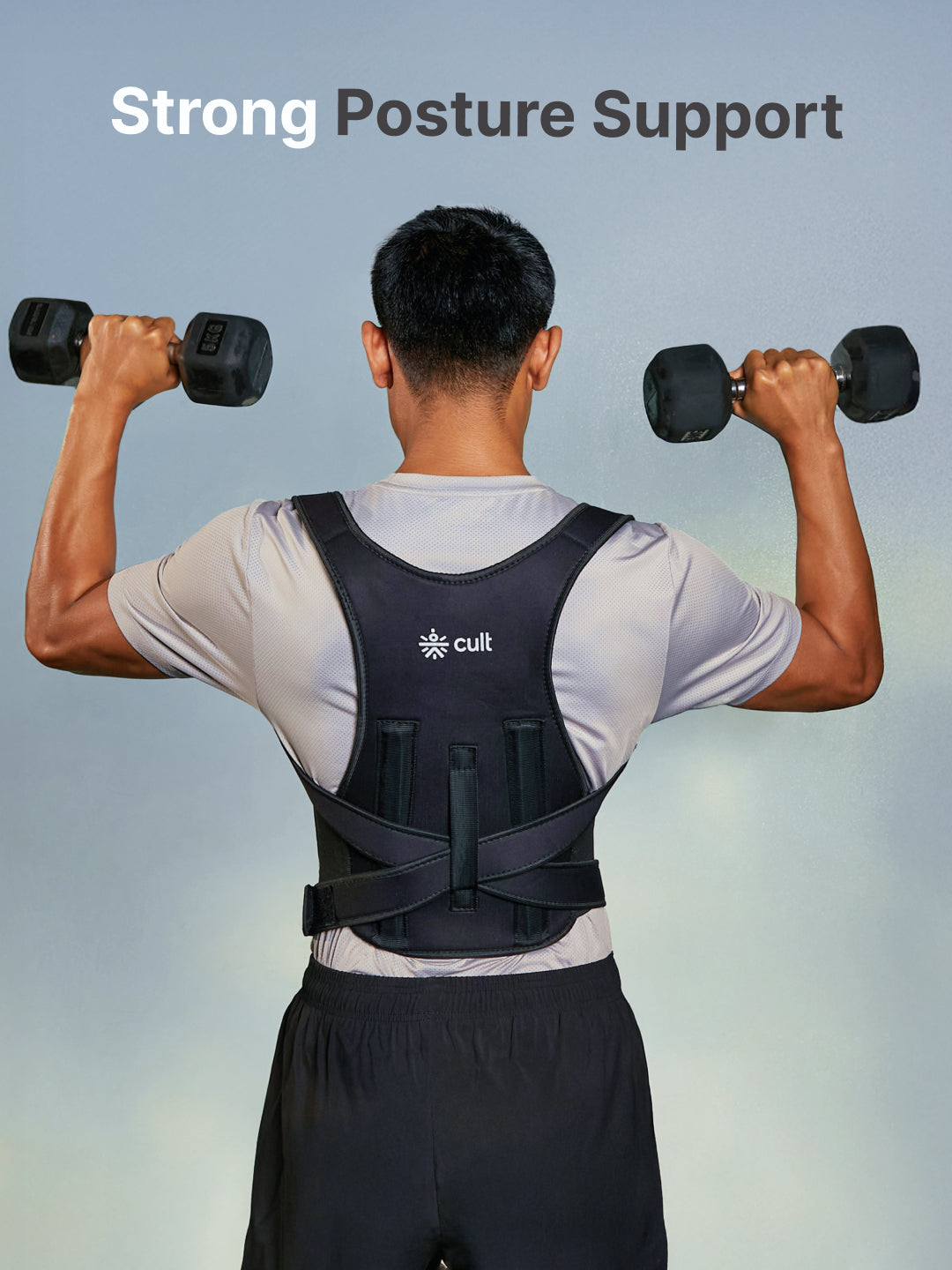 cult Posture Corrector Unisex Black