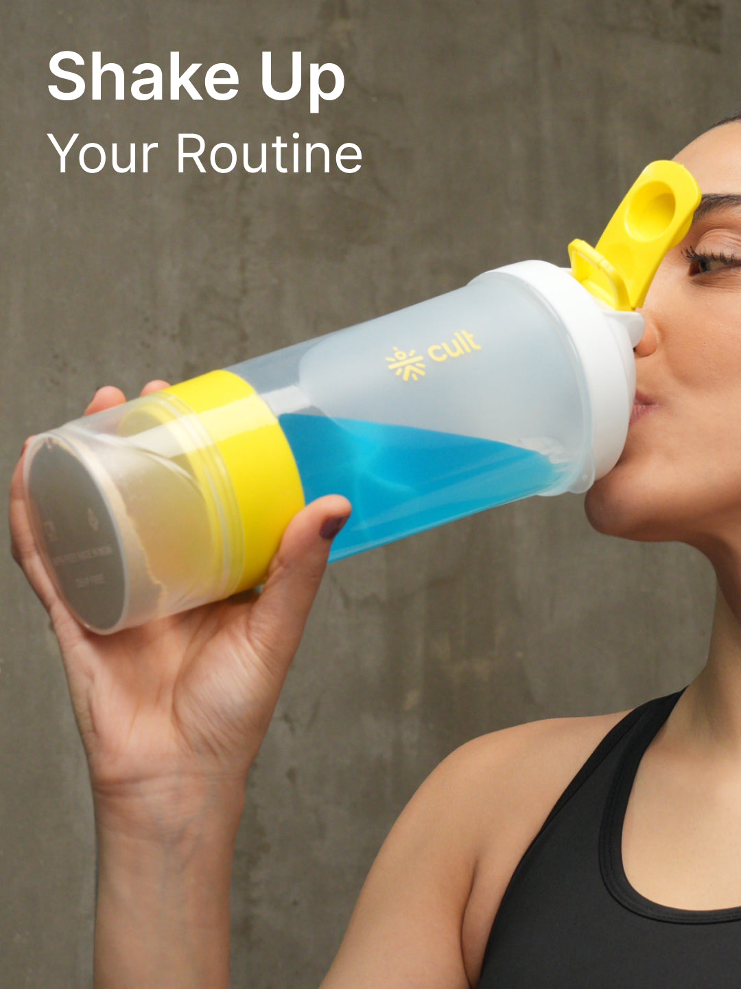 cult Spider Shaker 3 Compartment Yellow