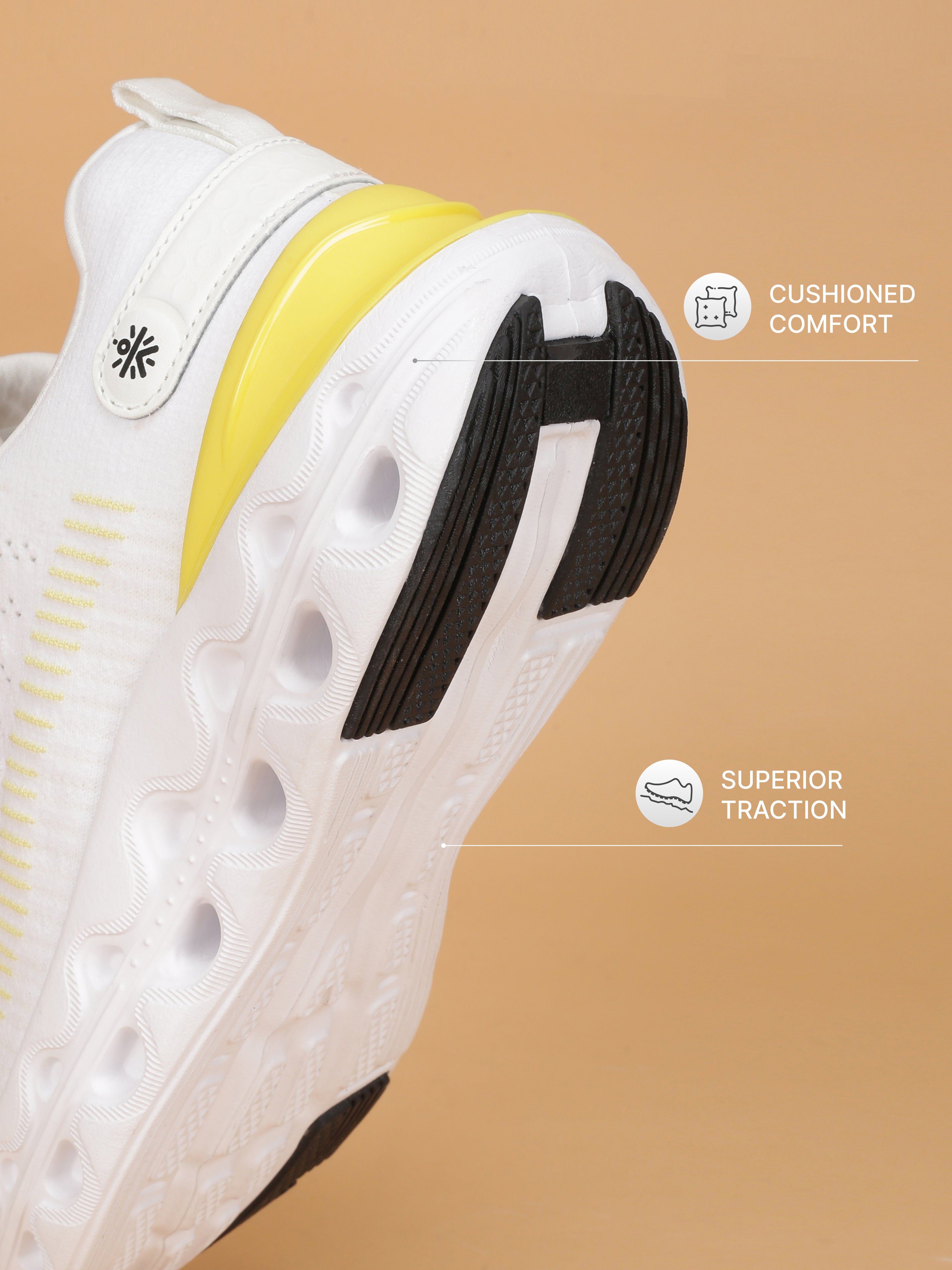cult Men's Flexora Sneaker Shoes - Yellow