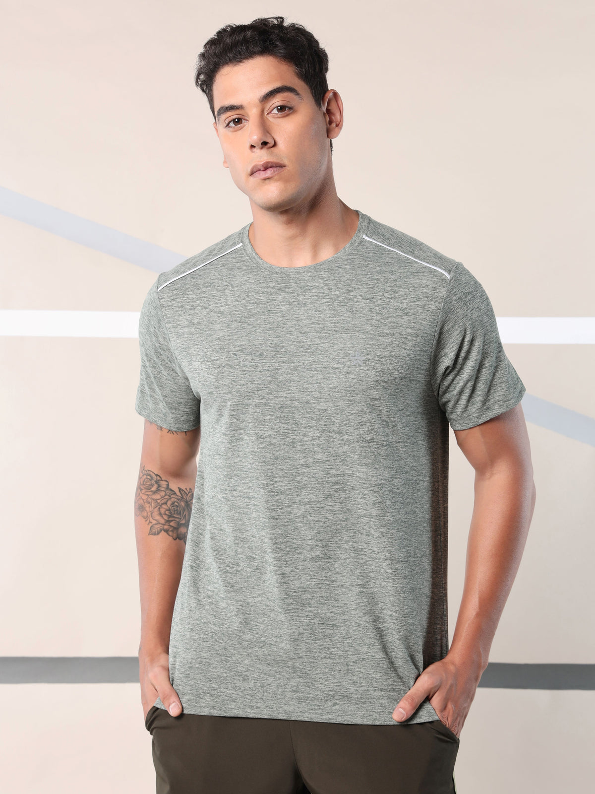 Move All Day Olive Comfortech T-shirt