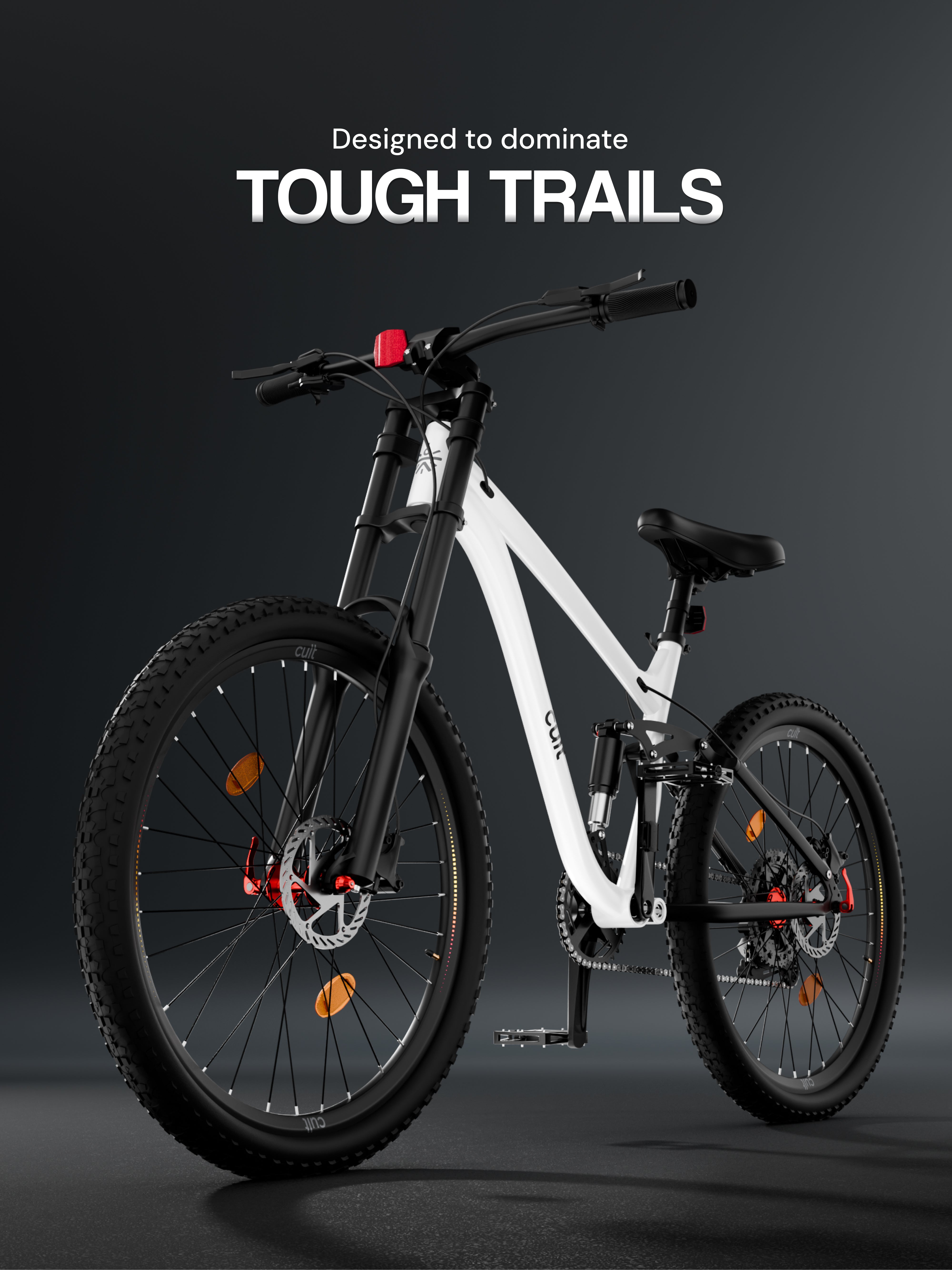 Cult Maverick 27T Mountain Bike | 12-Speed Gear Cycle | WHITE