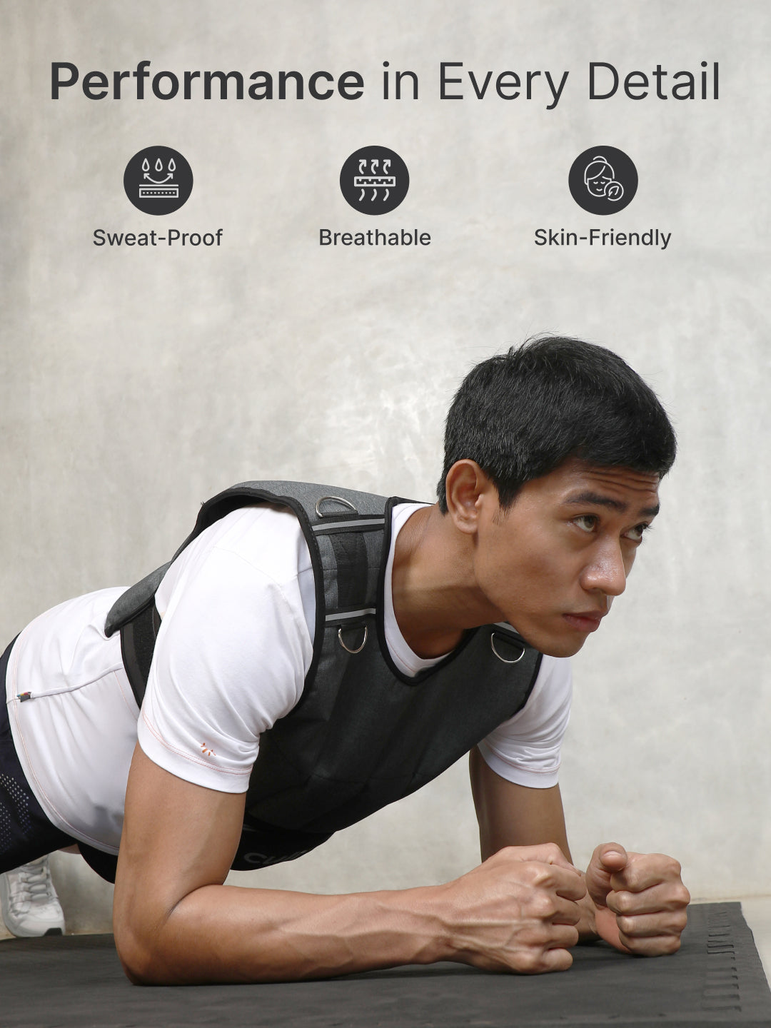 cult Adjustable Weighted Vest Grey