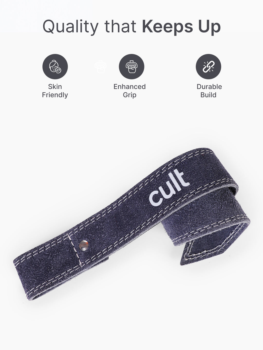 cult Neo Weight Lifting Strap Bluish Grey Pack of 2